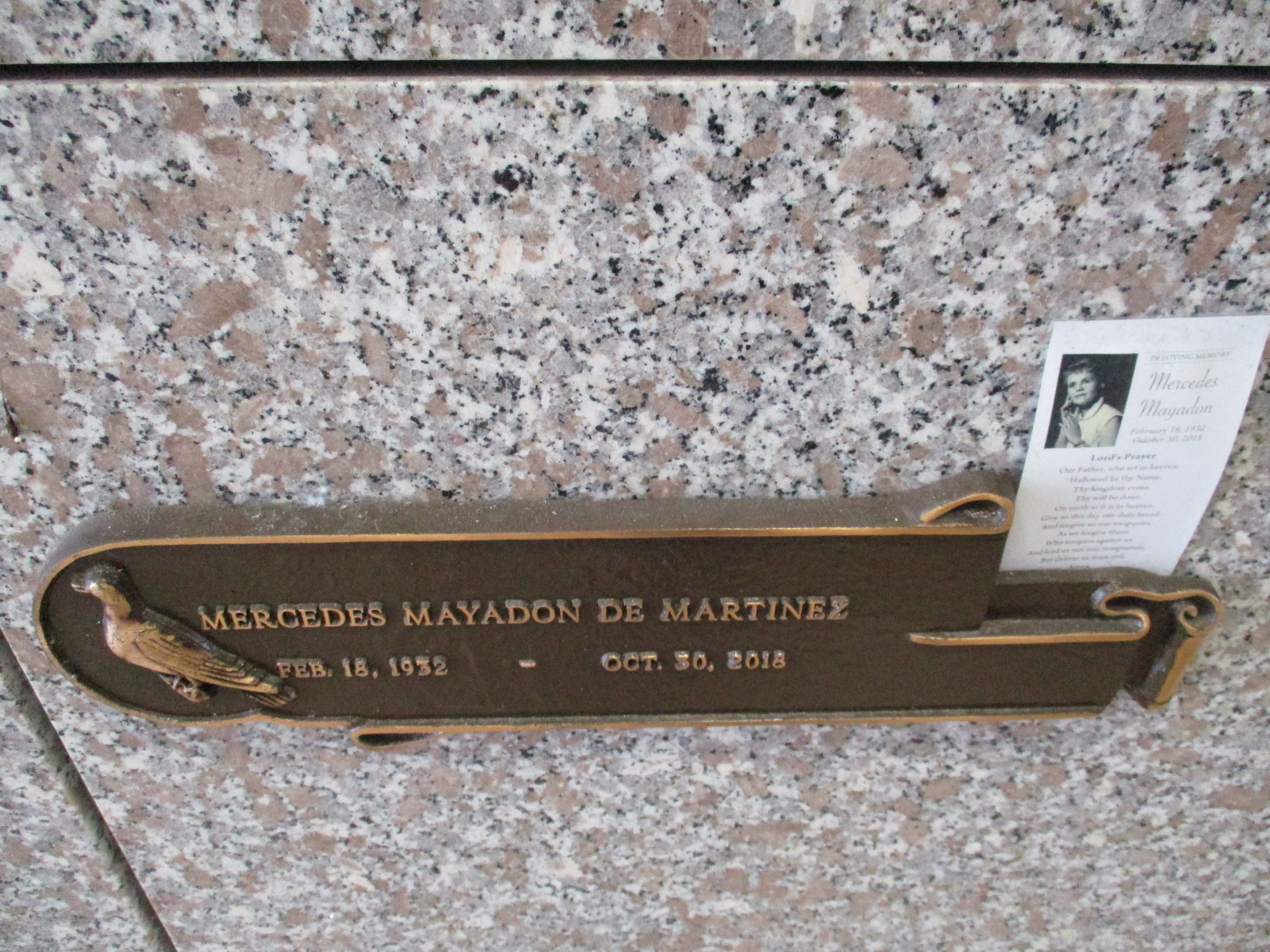 Mercedes Mayadon De Martinez
