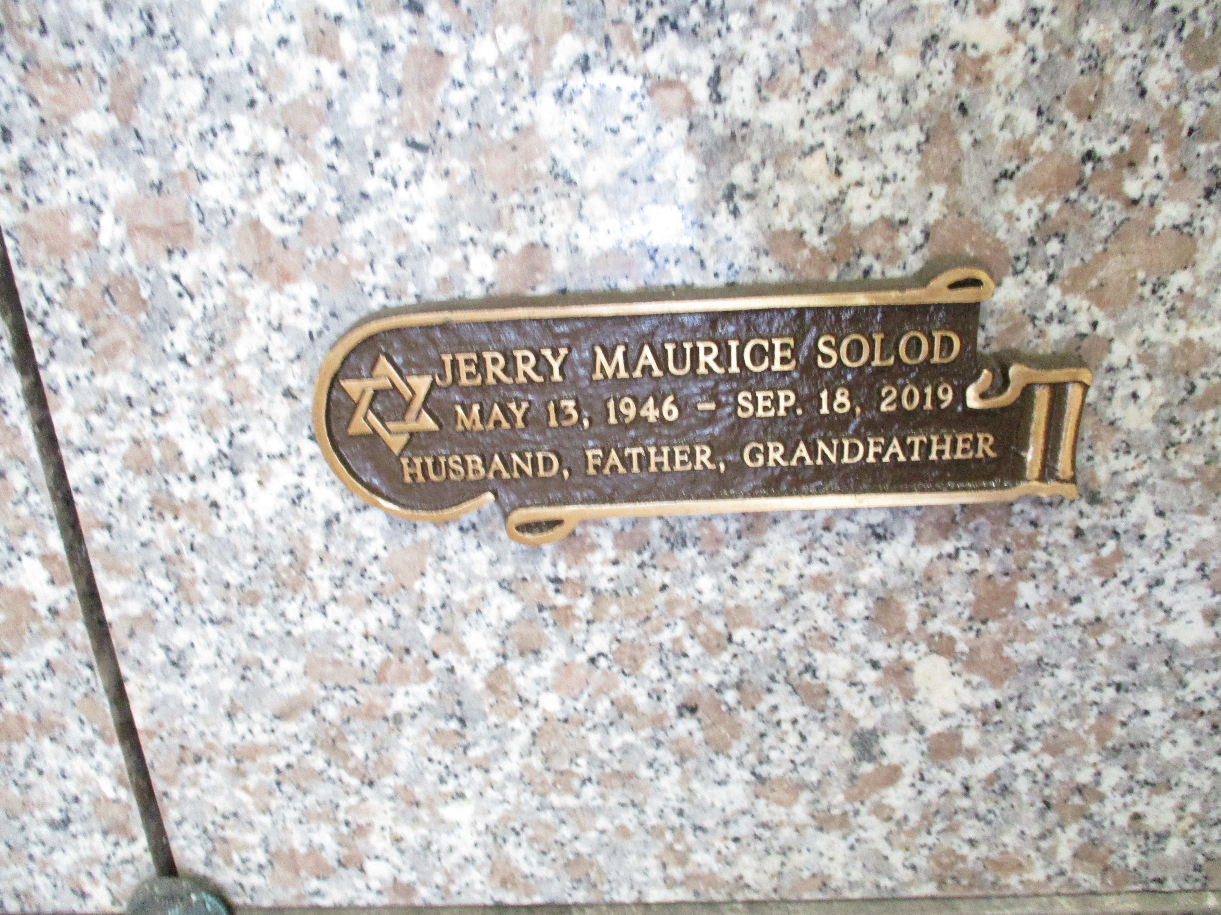 Jerry Maurice Solod