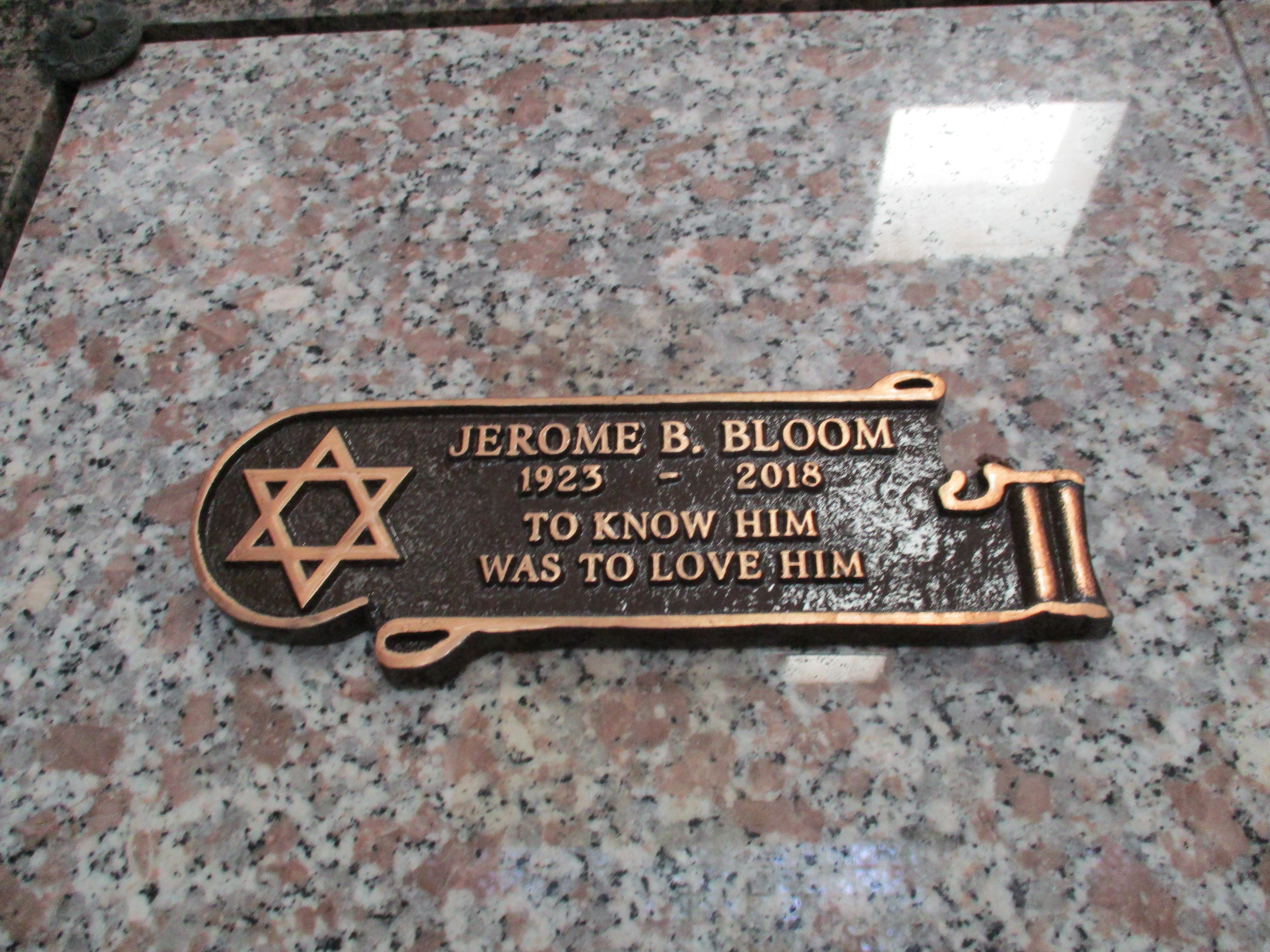 Jerome B Bloom