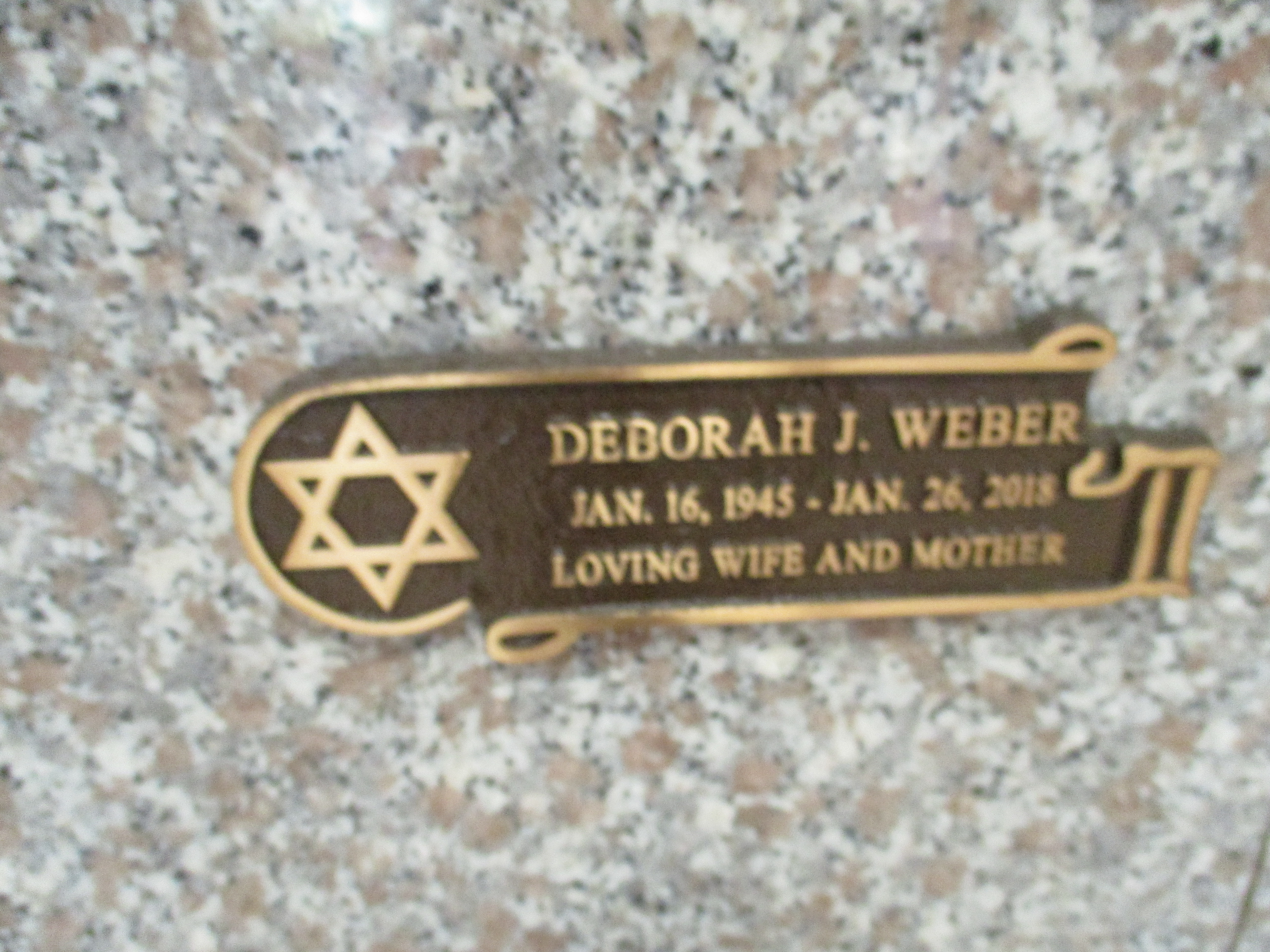 Deborah J Weber