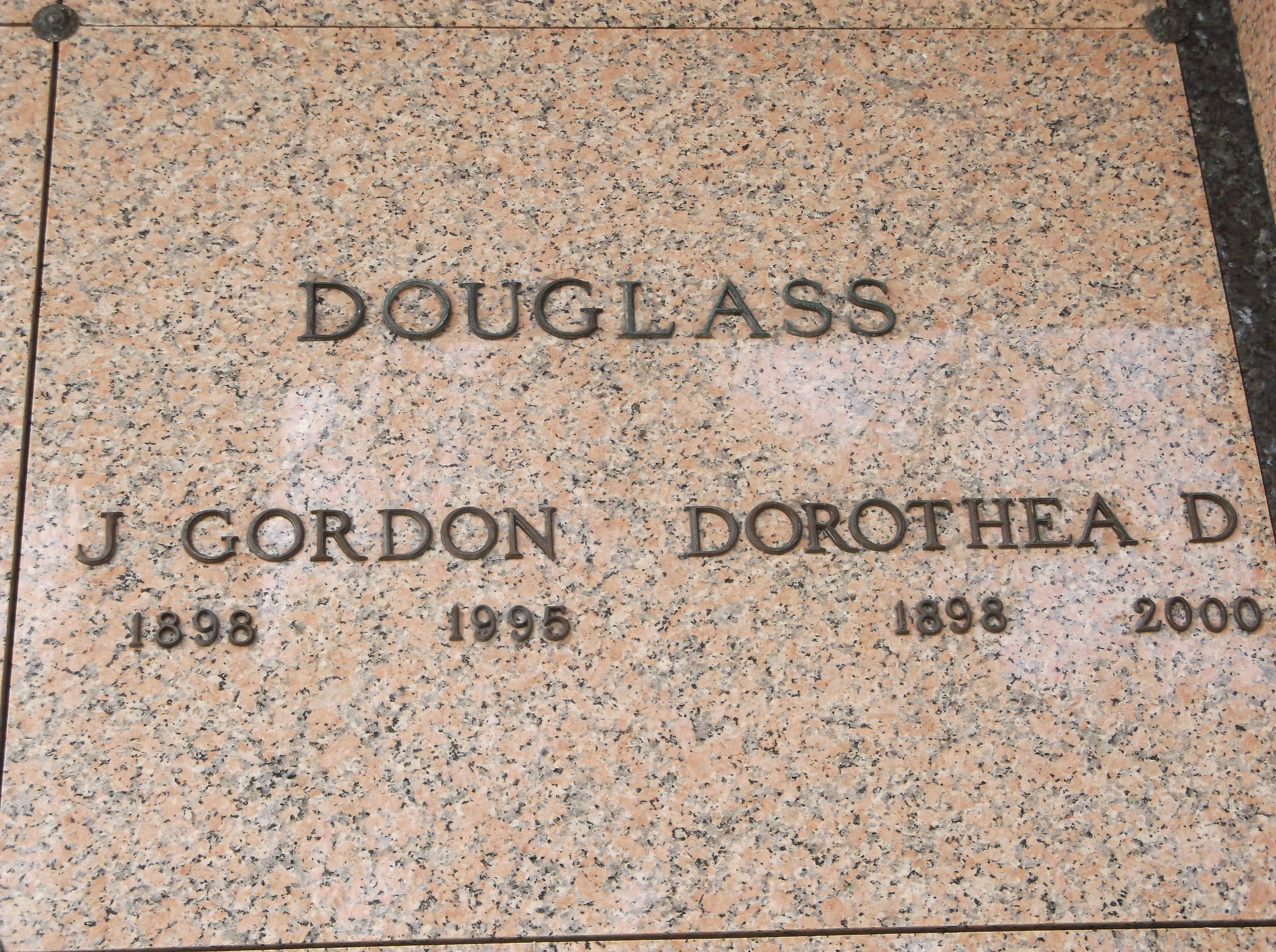 J Gordon Douglass