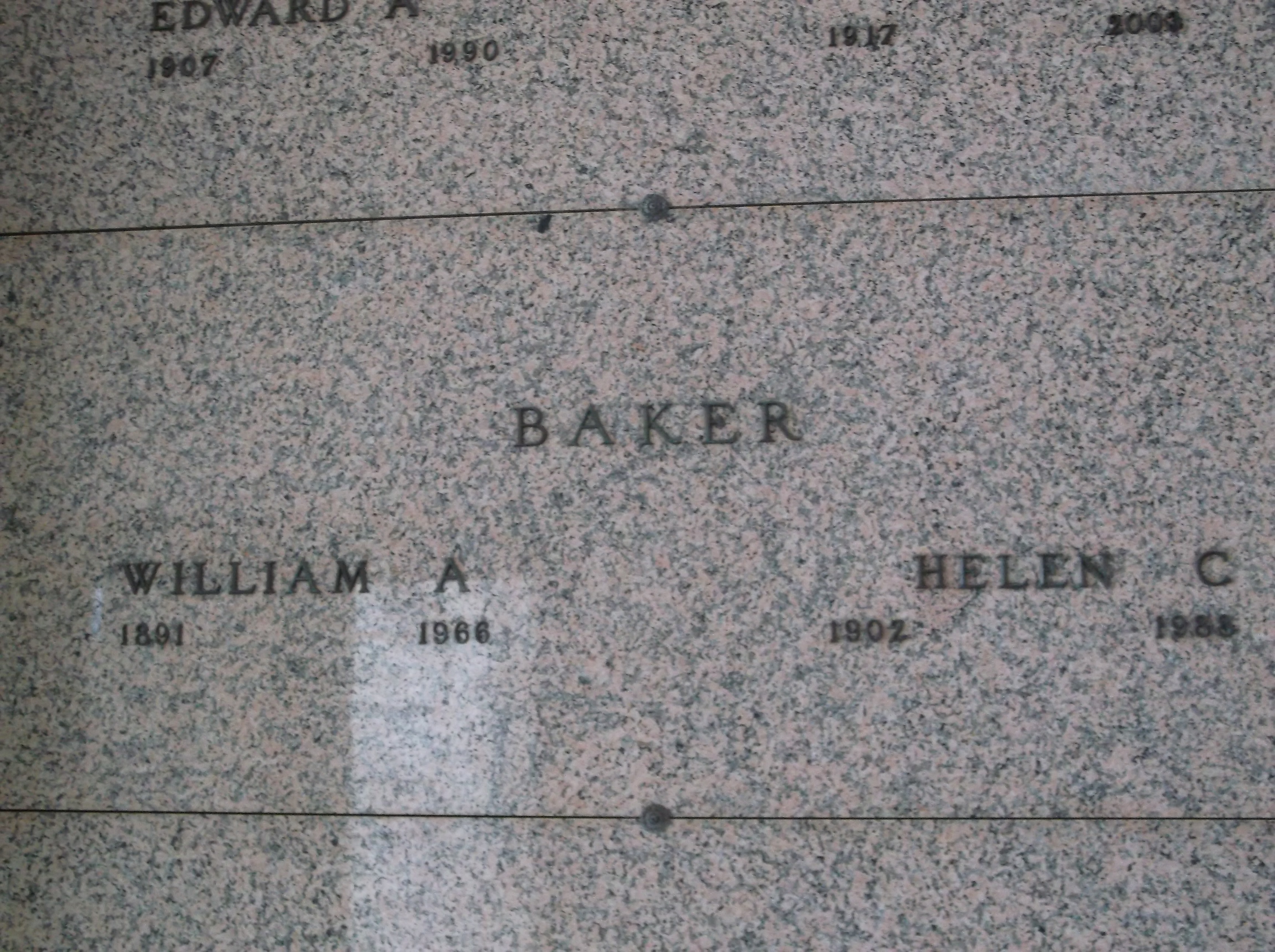 Helen C Baker