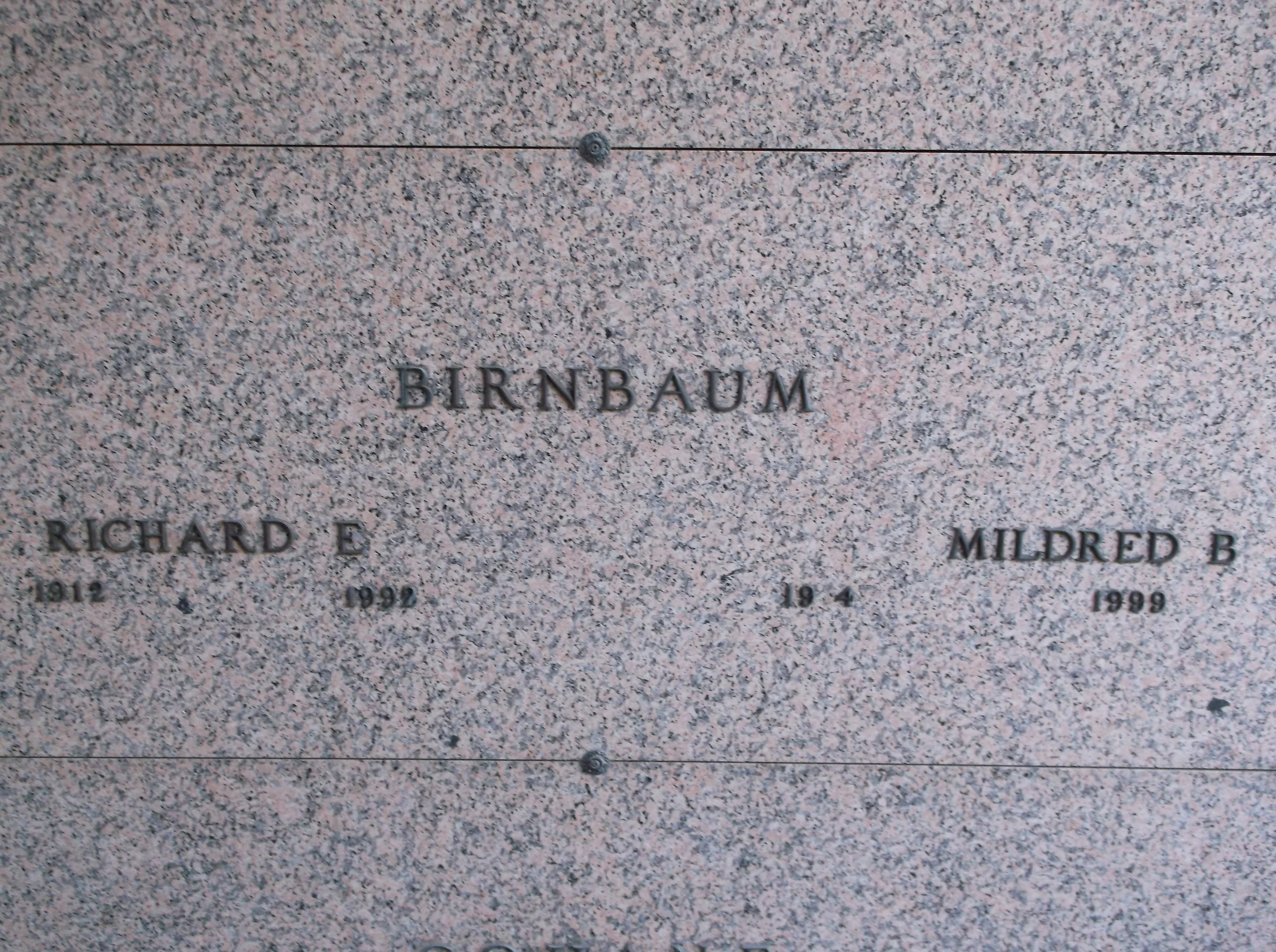 Mildred B Birnbaum