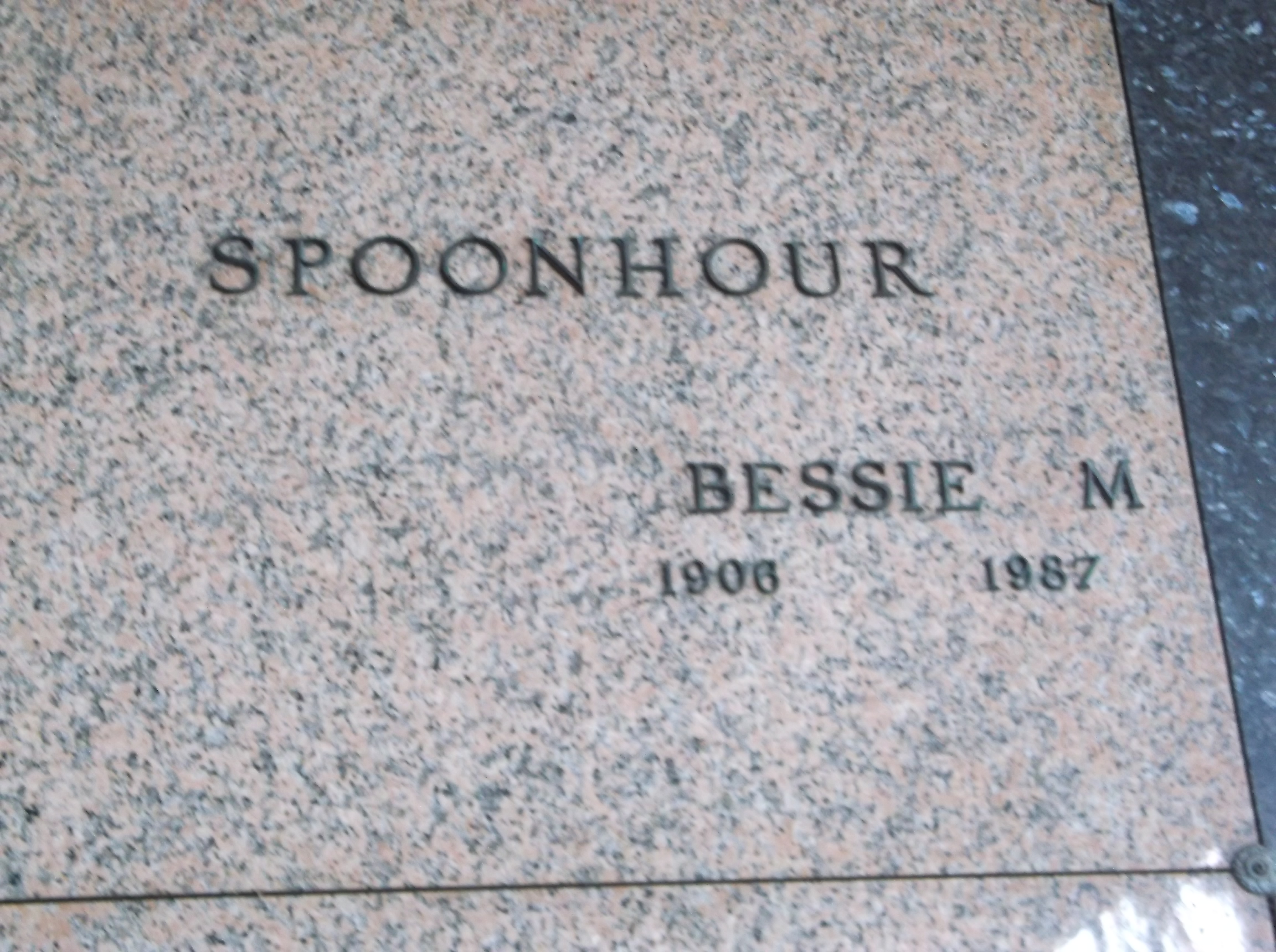 Bessie M Spoonhour