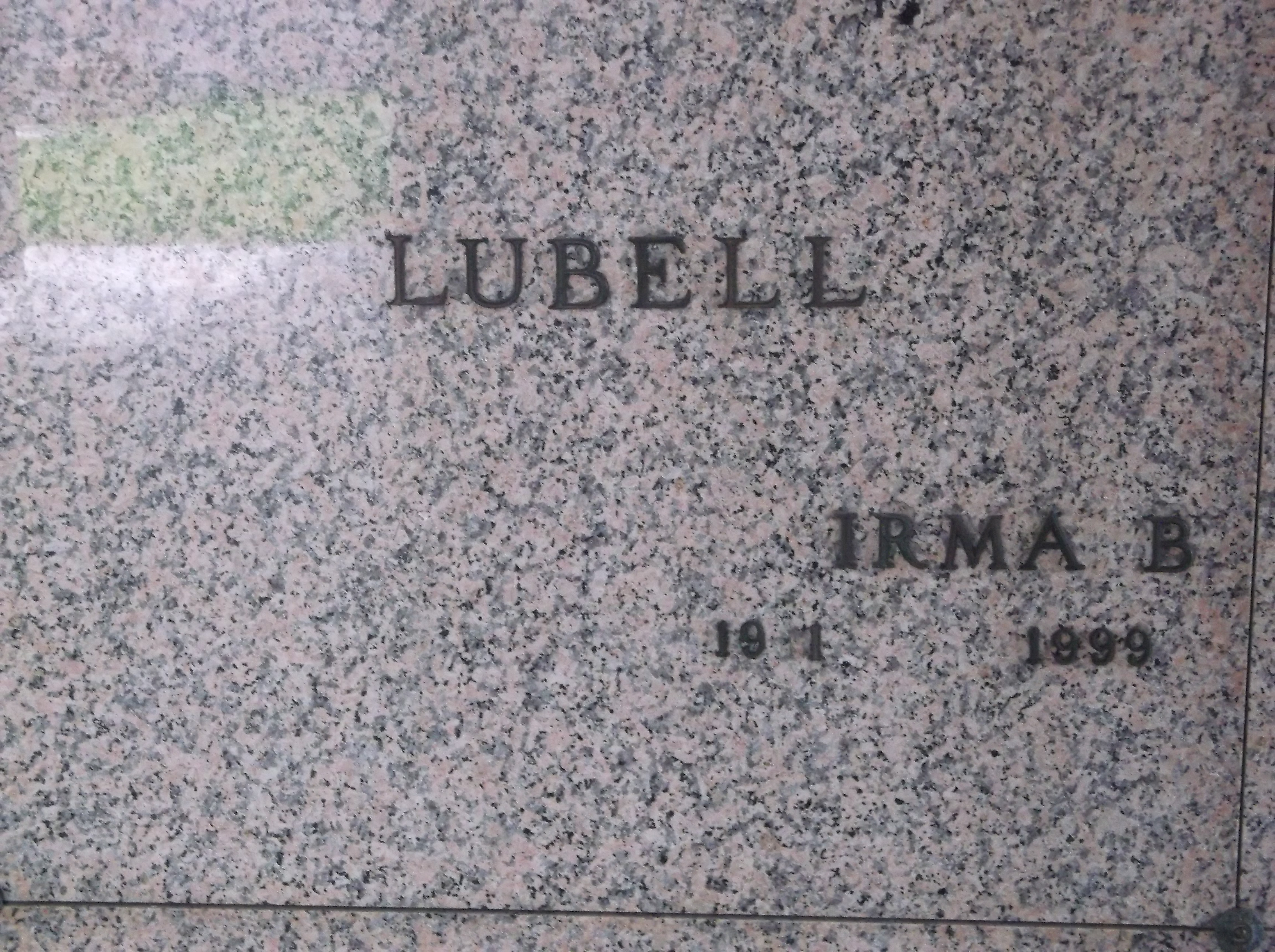 Irma B Lubell
