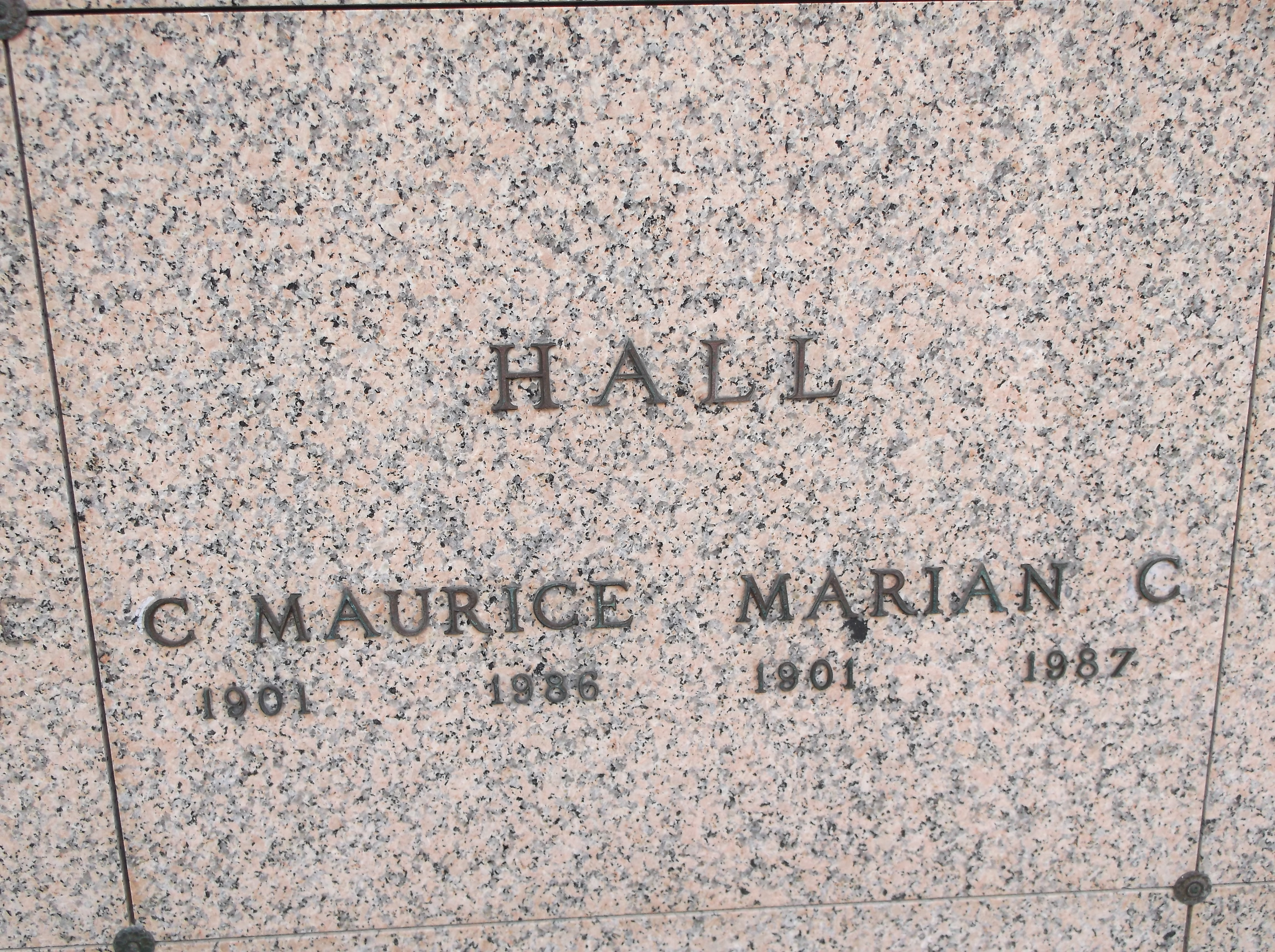 Marian C Hall