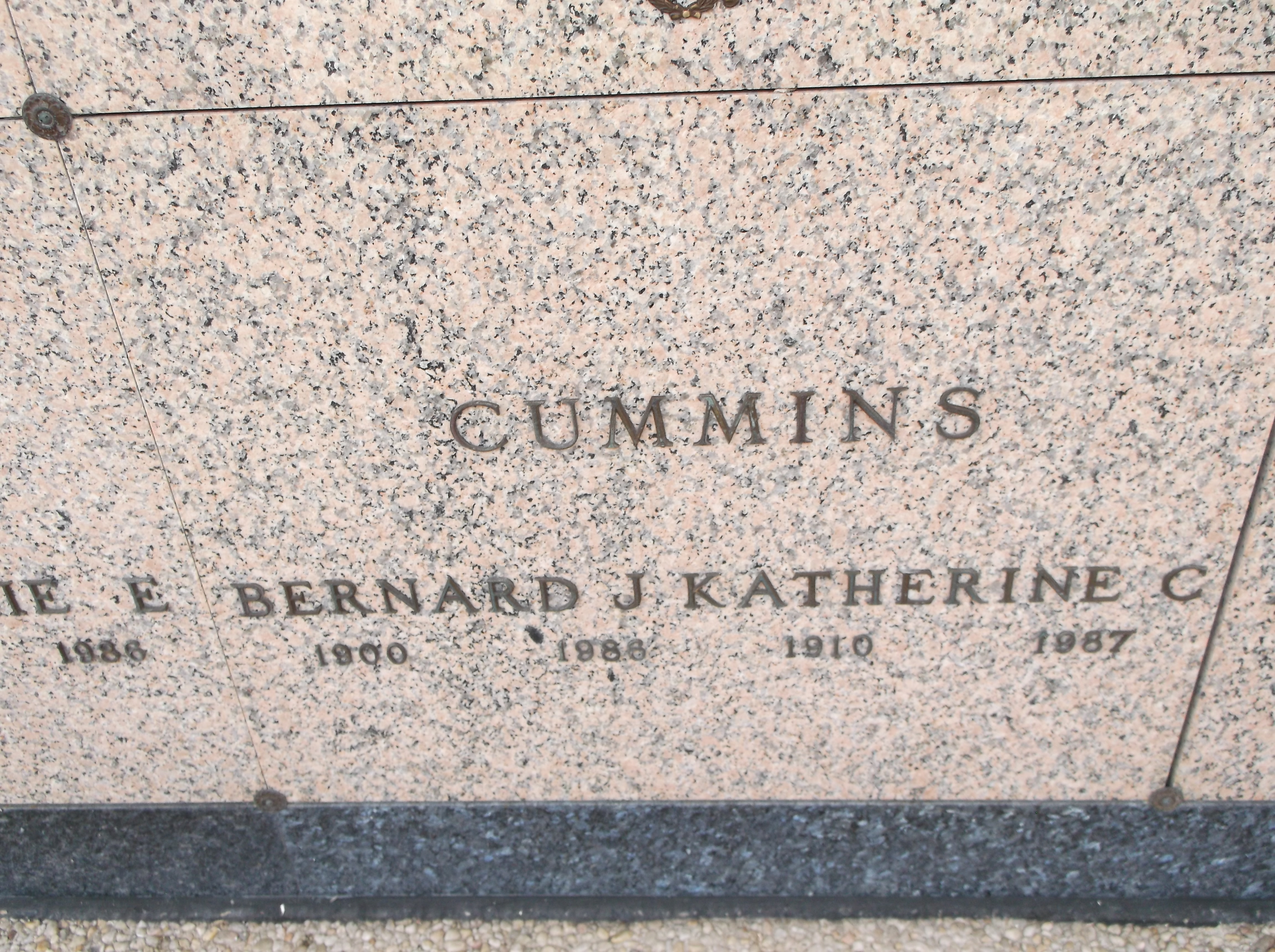 Bernard J Cummins