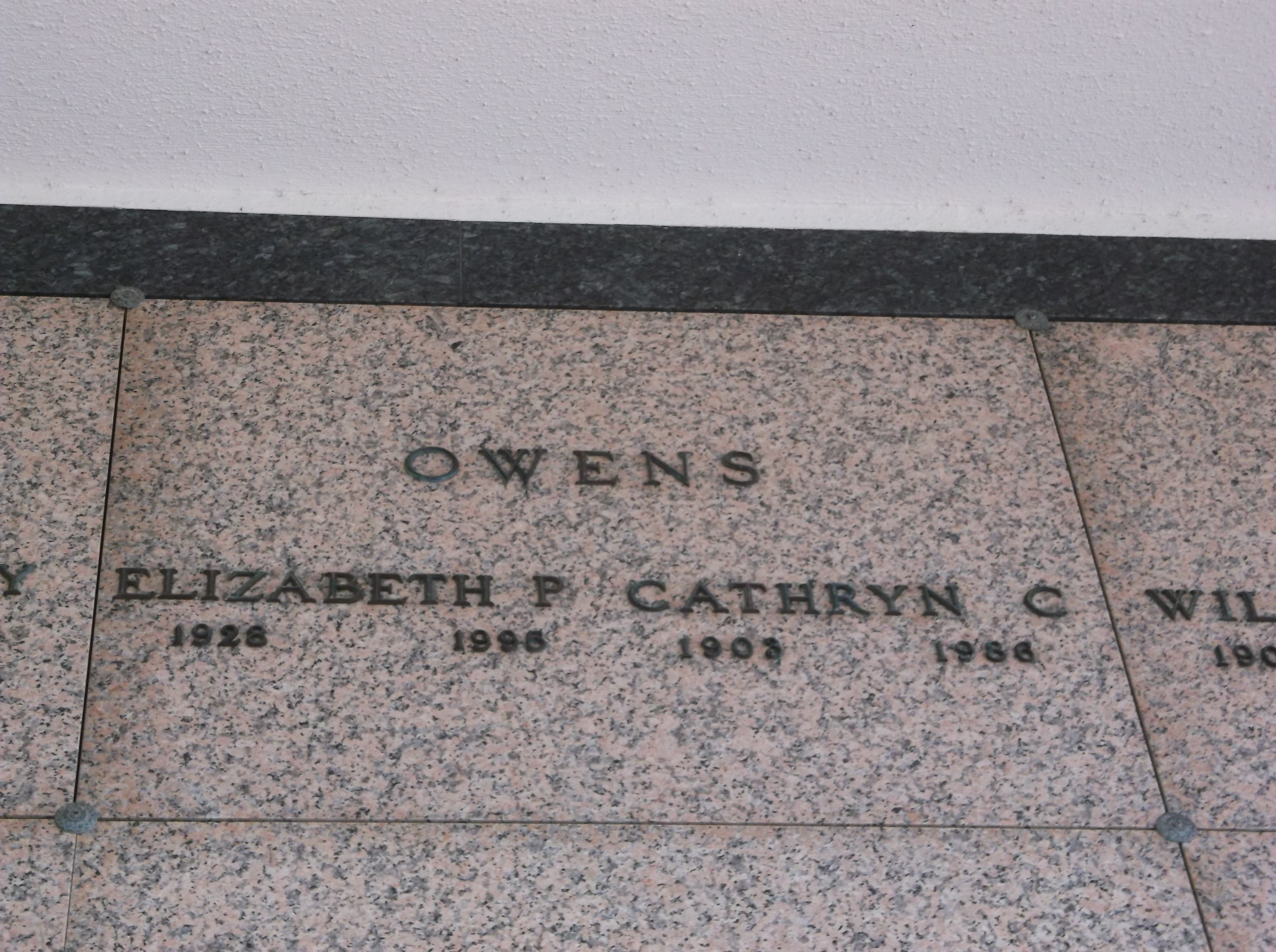 Elizabeth P Owens