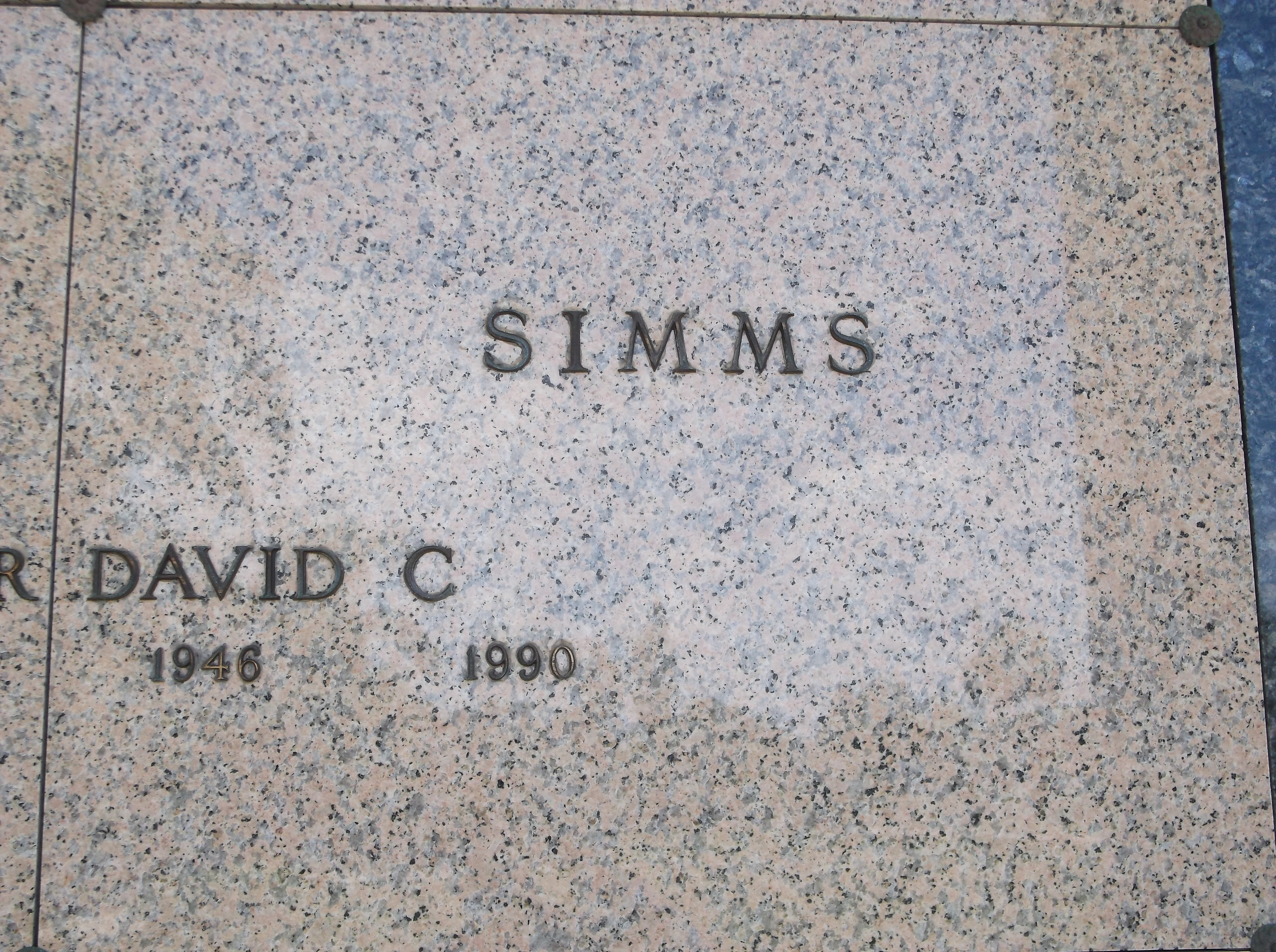 David C Simms