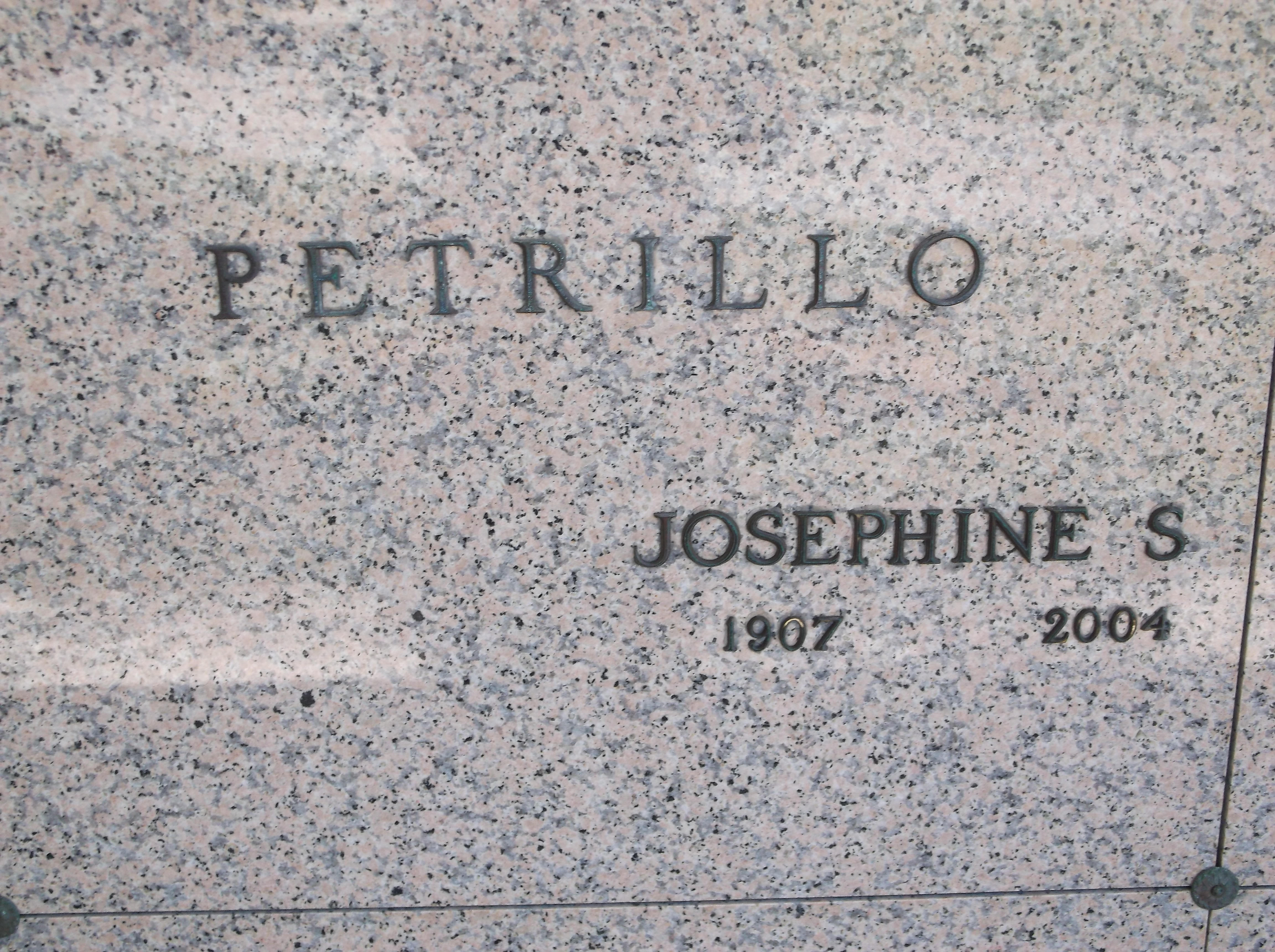 Josephine S Petrillo