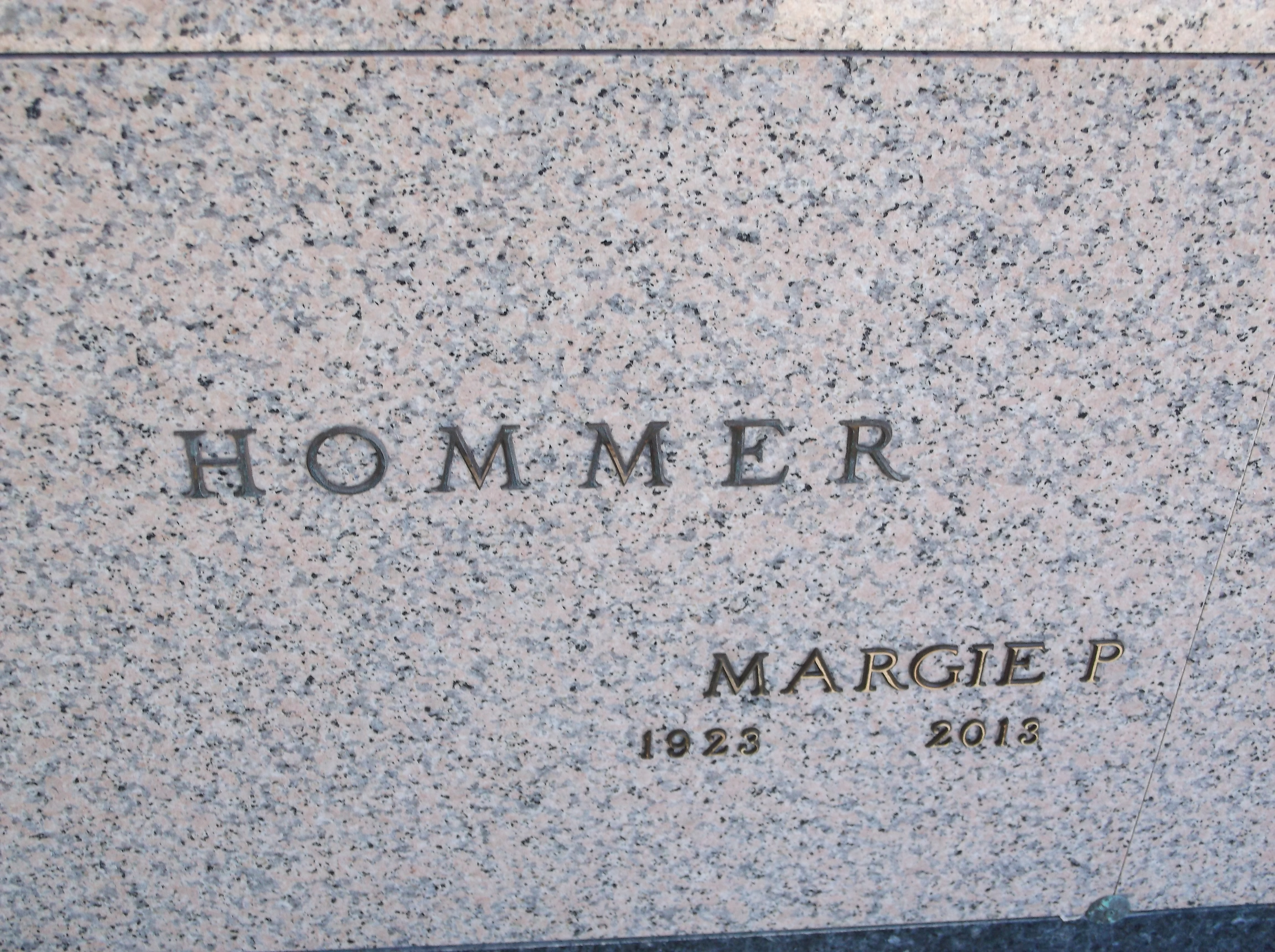 Margie P Hommer