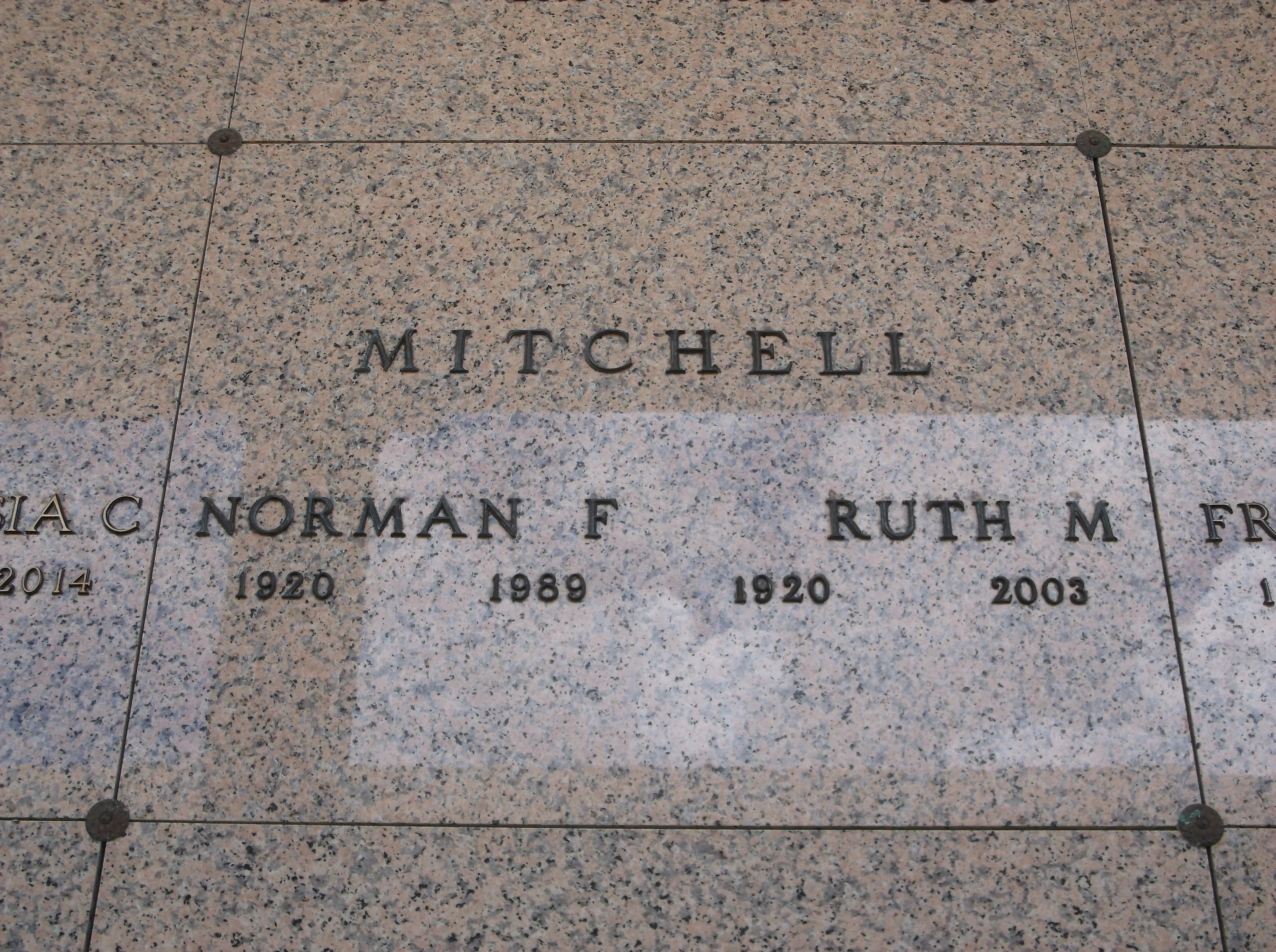 Ruth M Mitchell