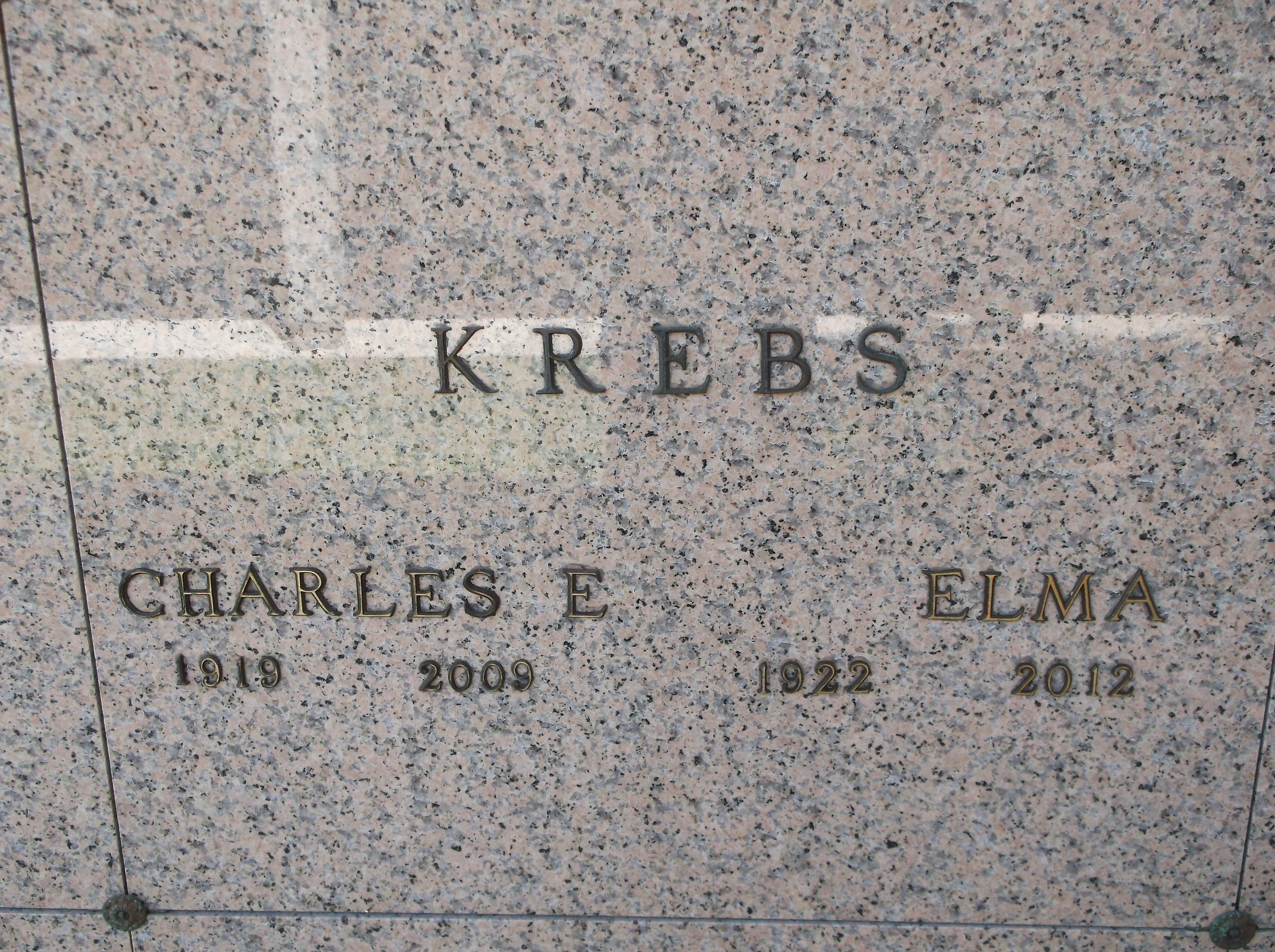Charles E Krebs