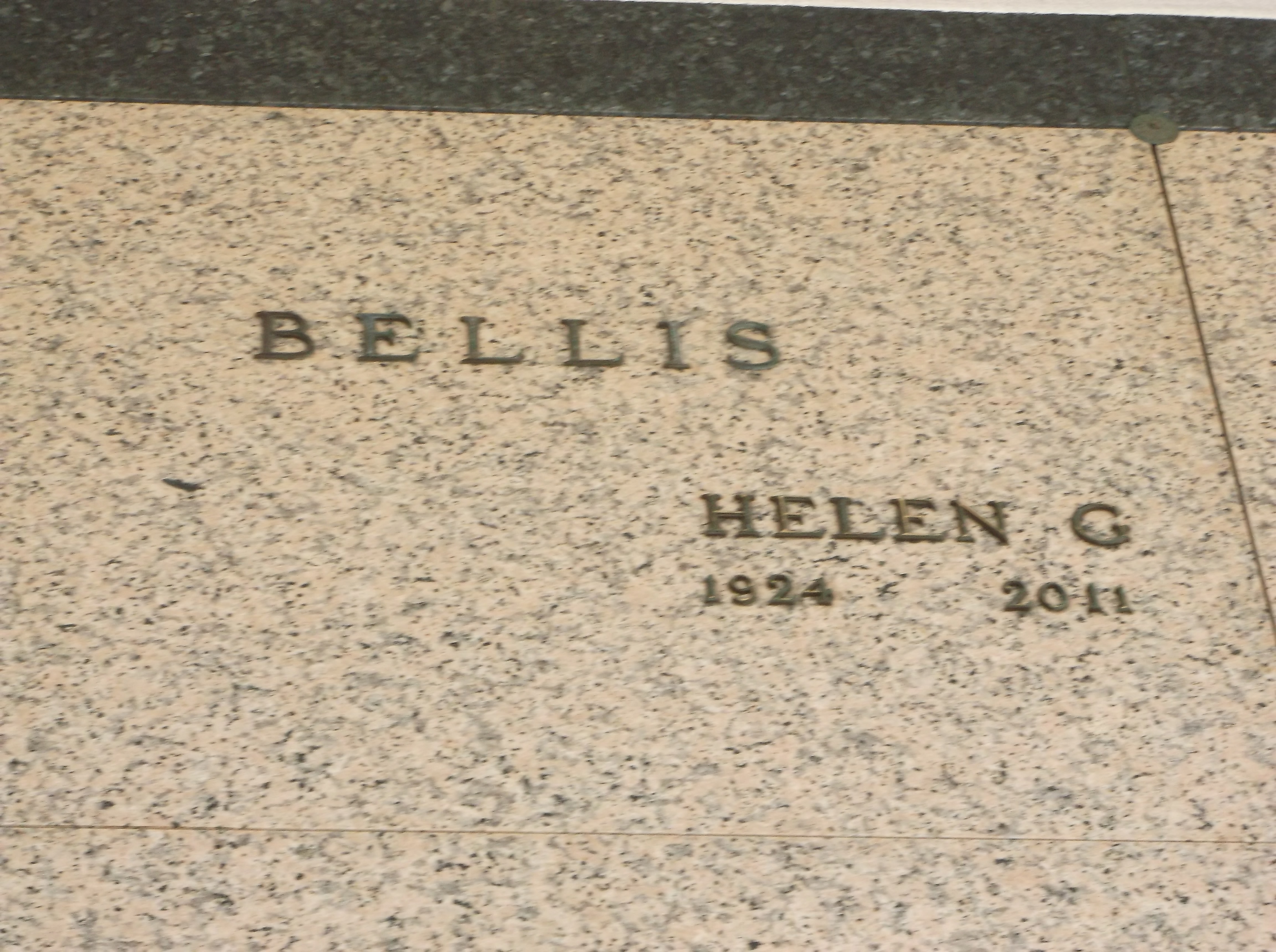 Helen G Bellis