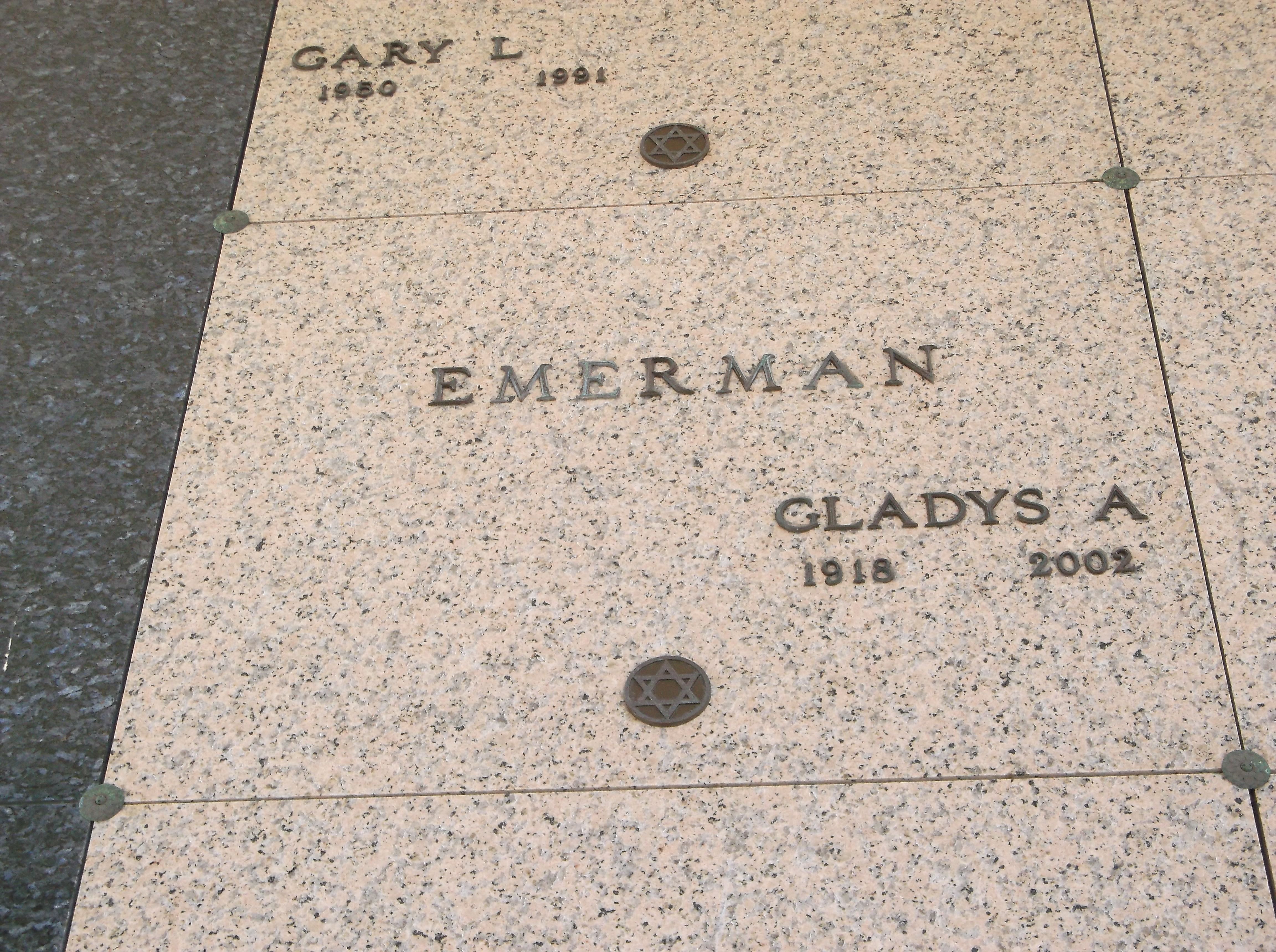 Gladys A Emerman
