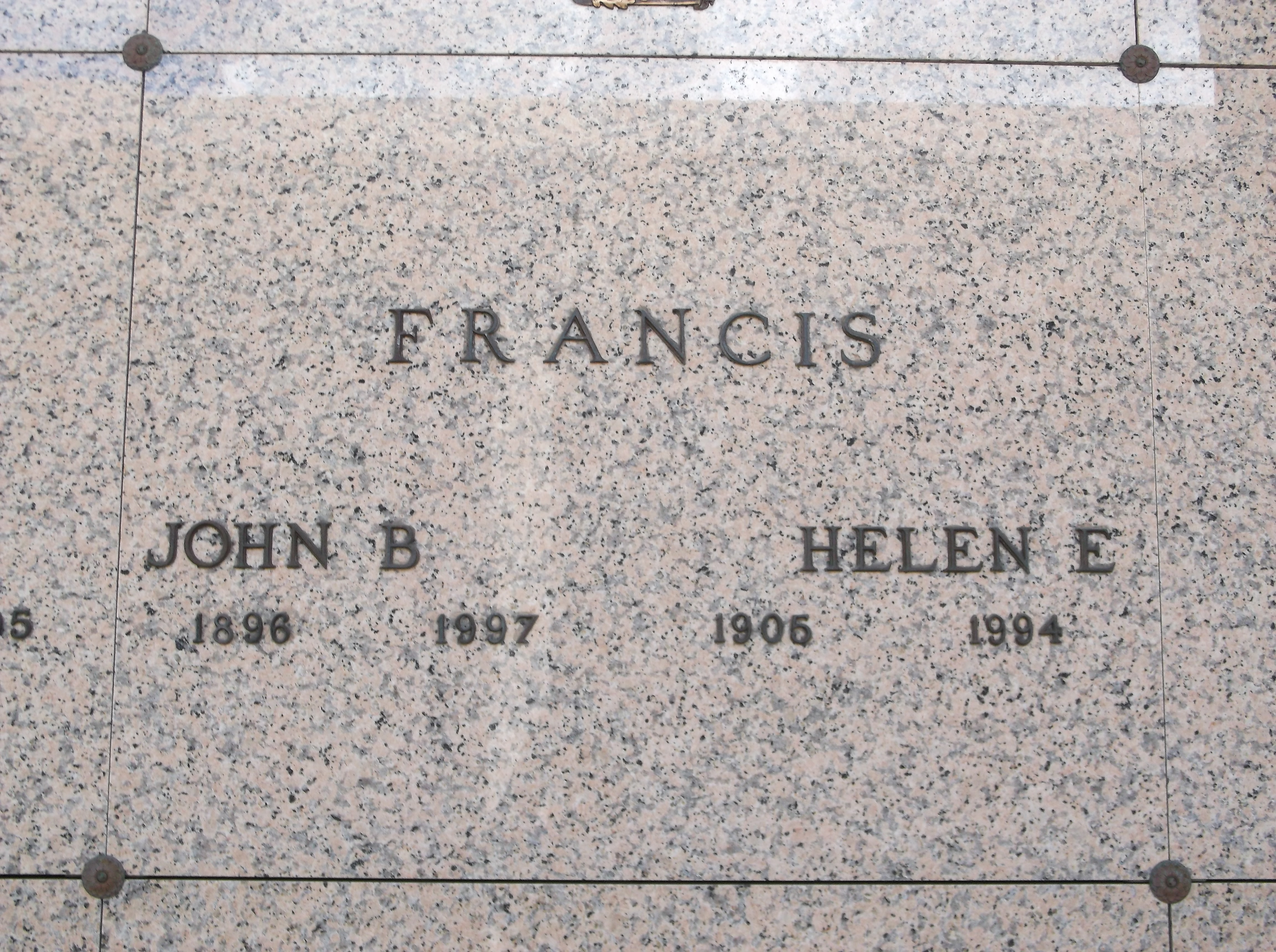 John B Francis