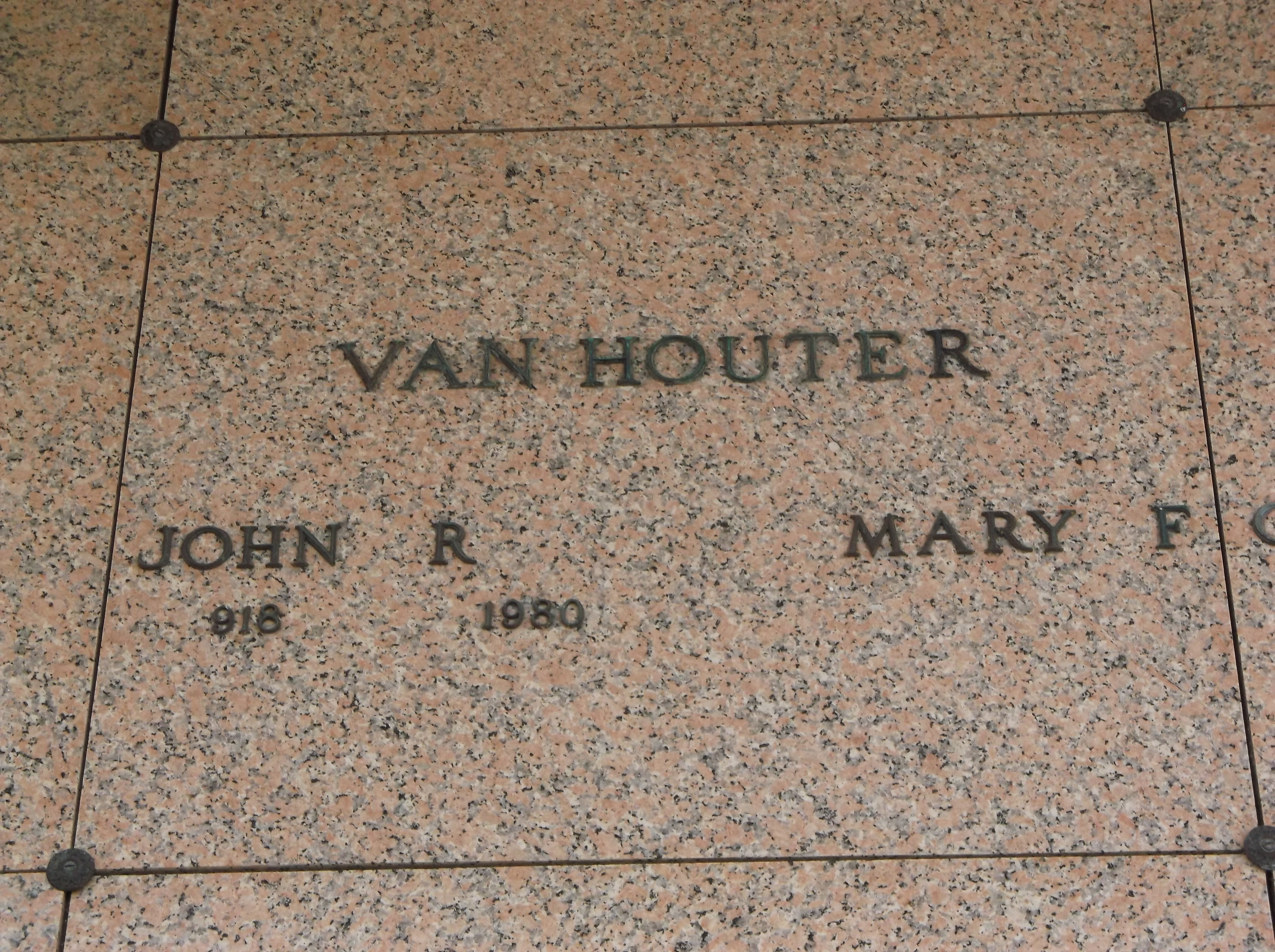 John R Van Houter
