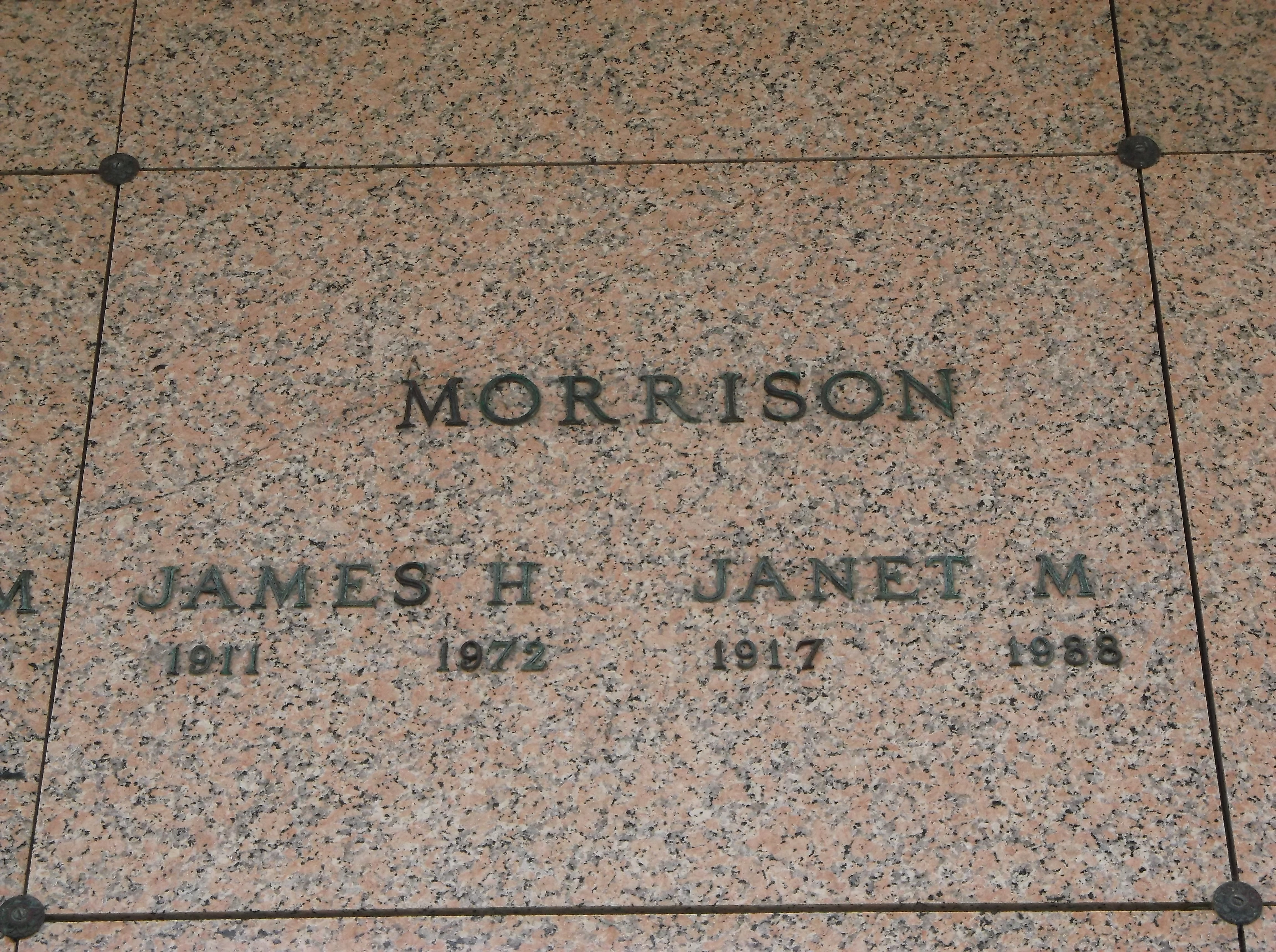 James H Morrison