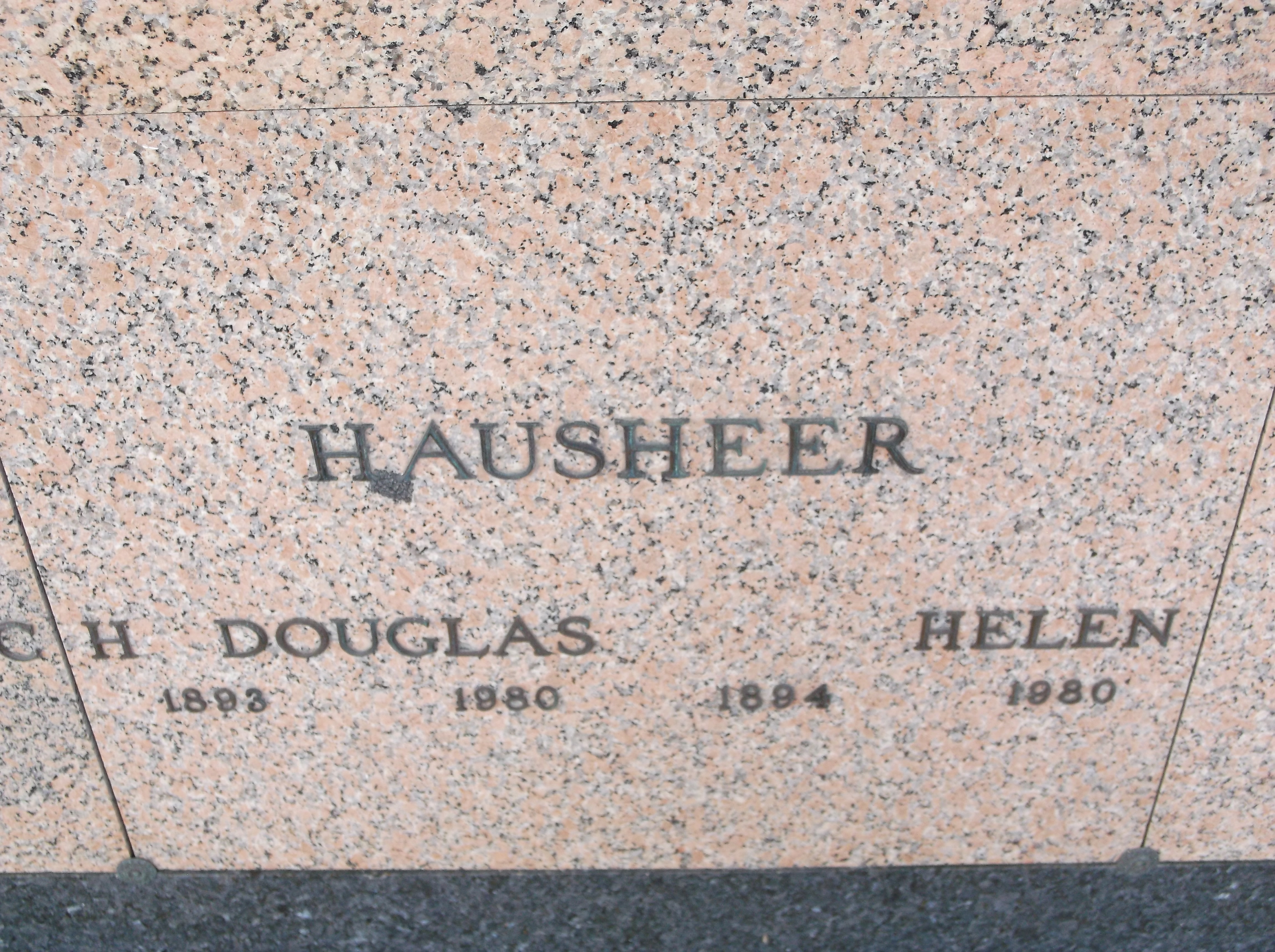 H Douglas Hausheer