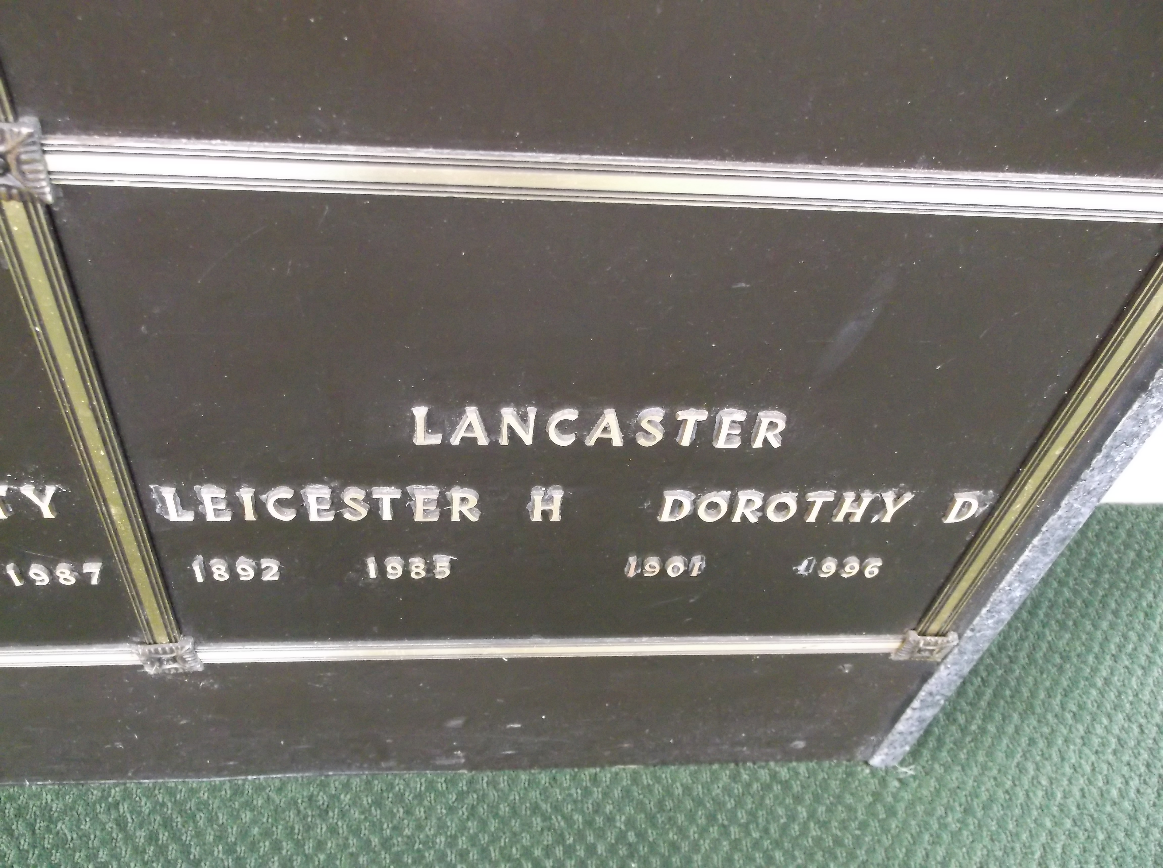 Leicester H Lancaster