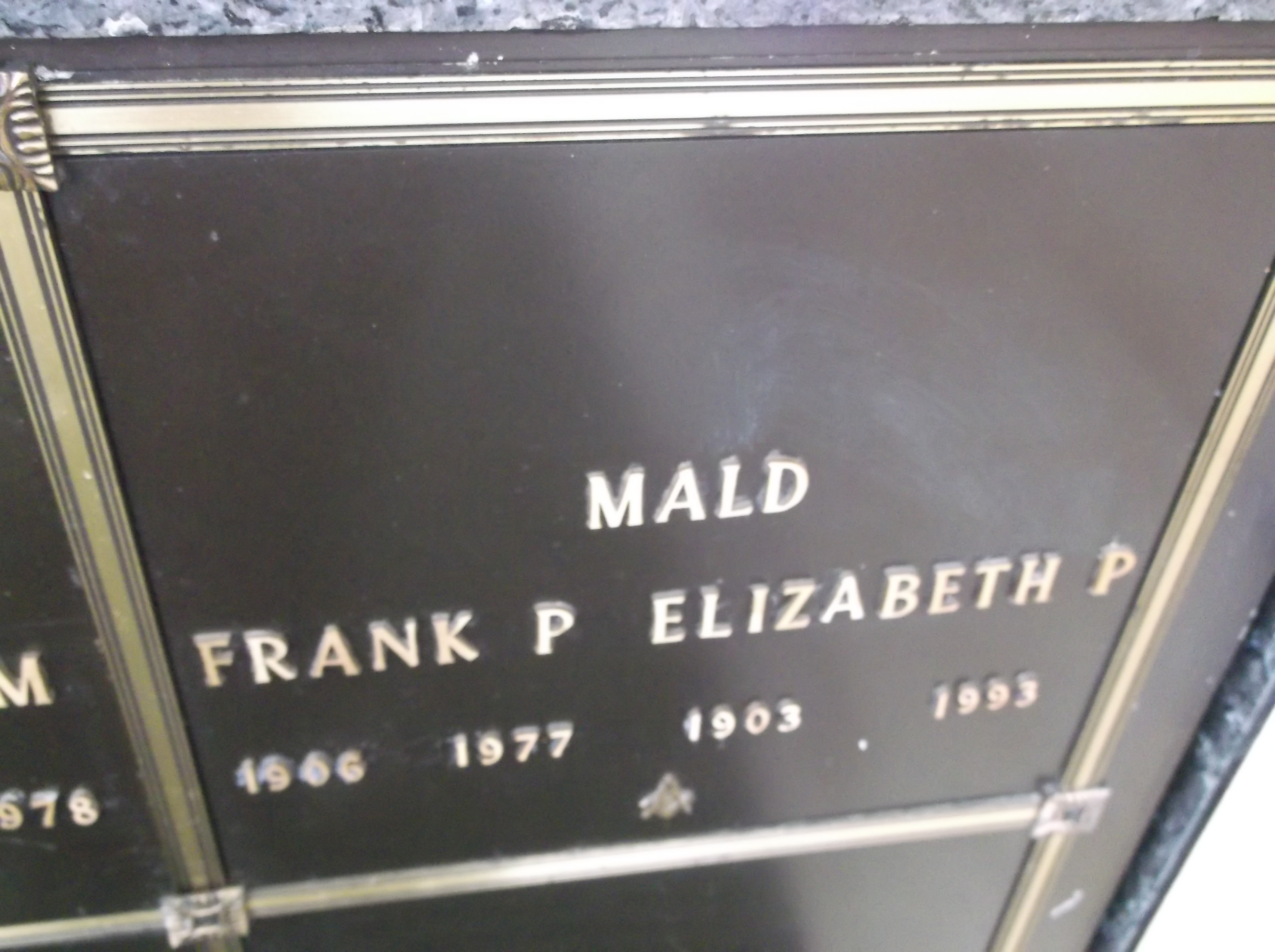 Elizabeth P Mald