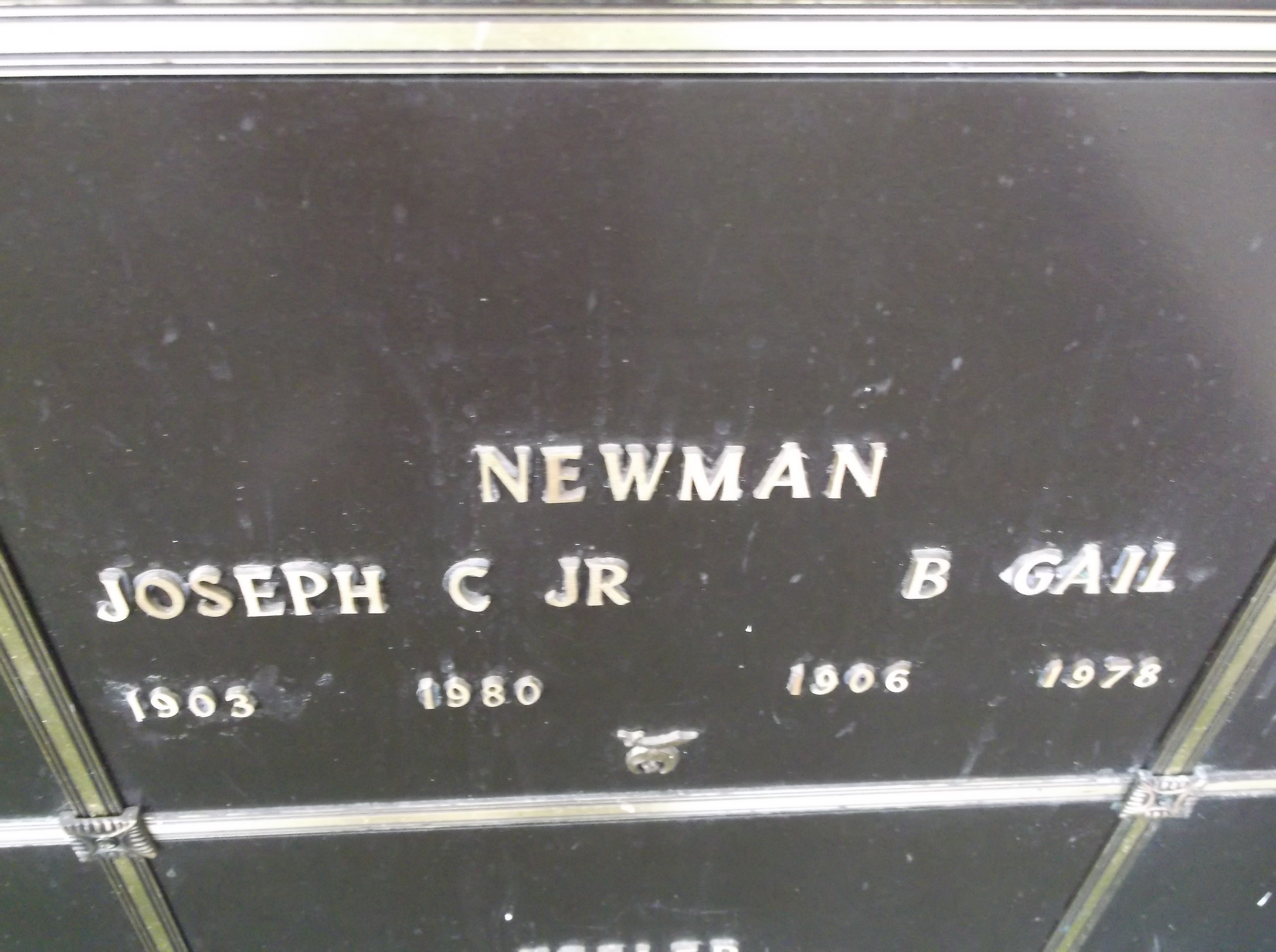 Joseph C Newman, Jr