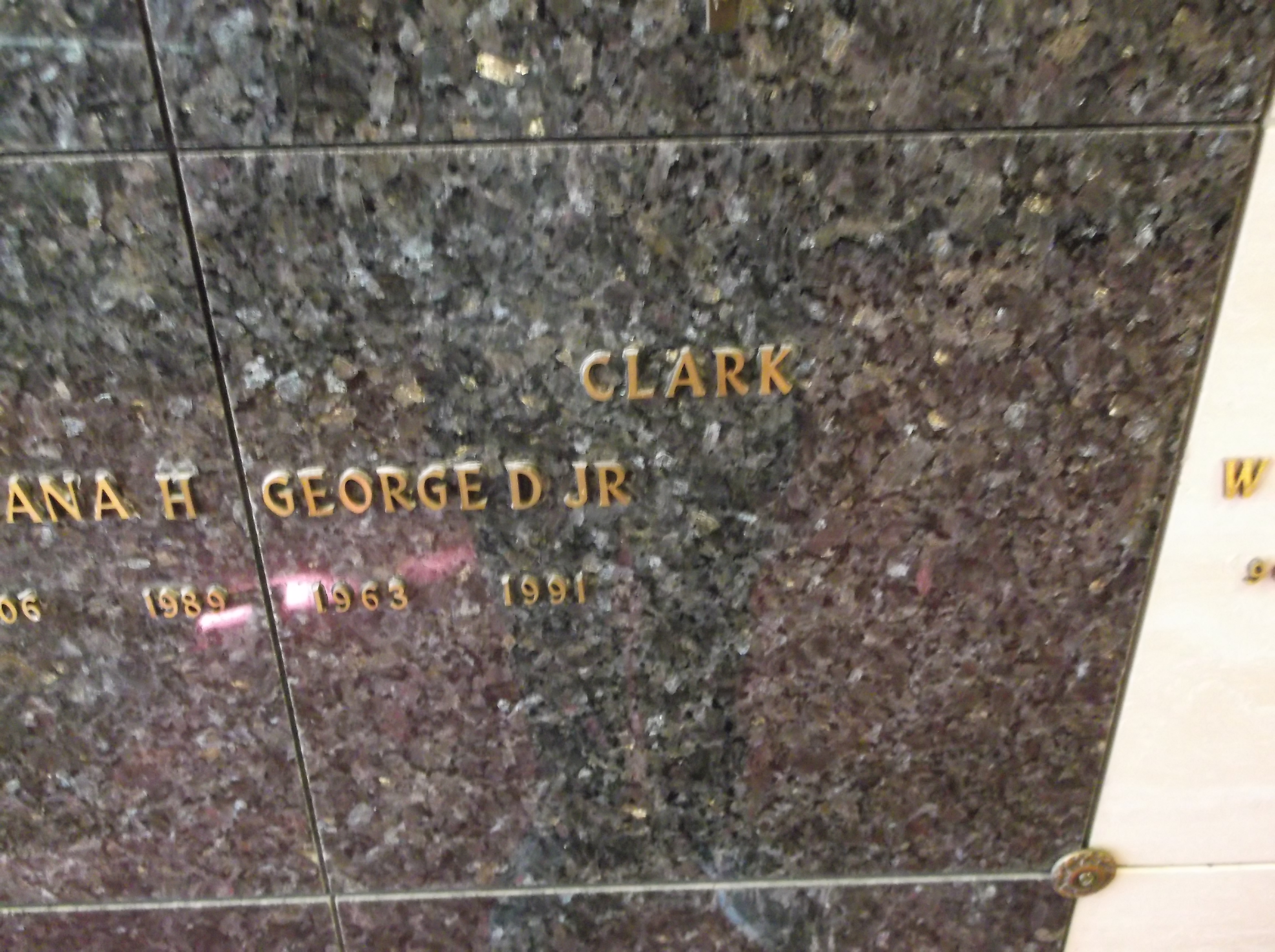 George D Clark, Jr