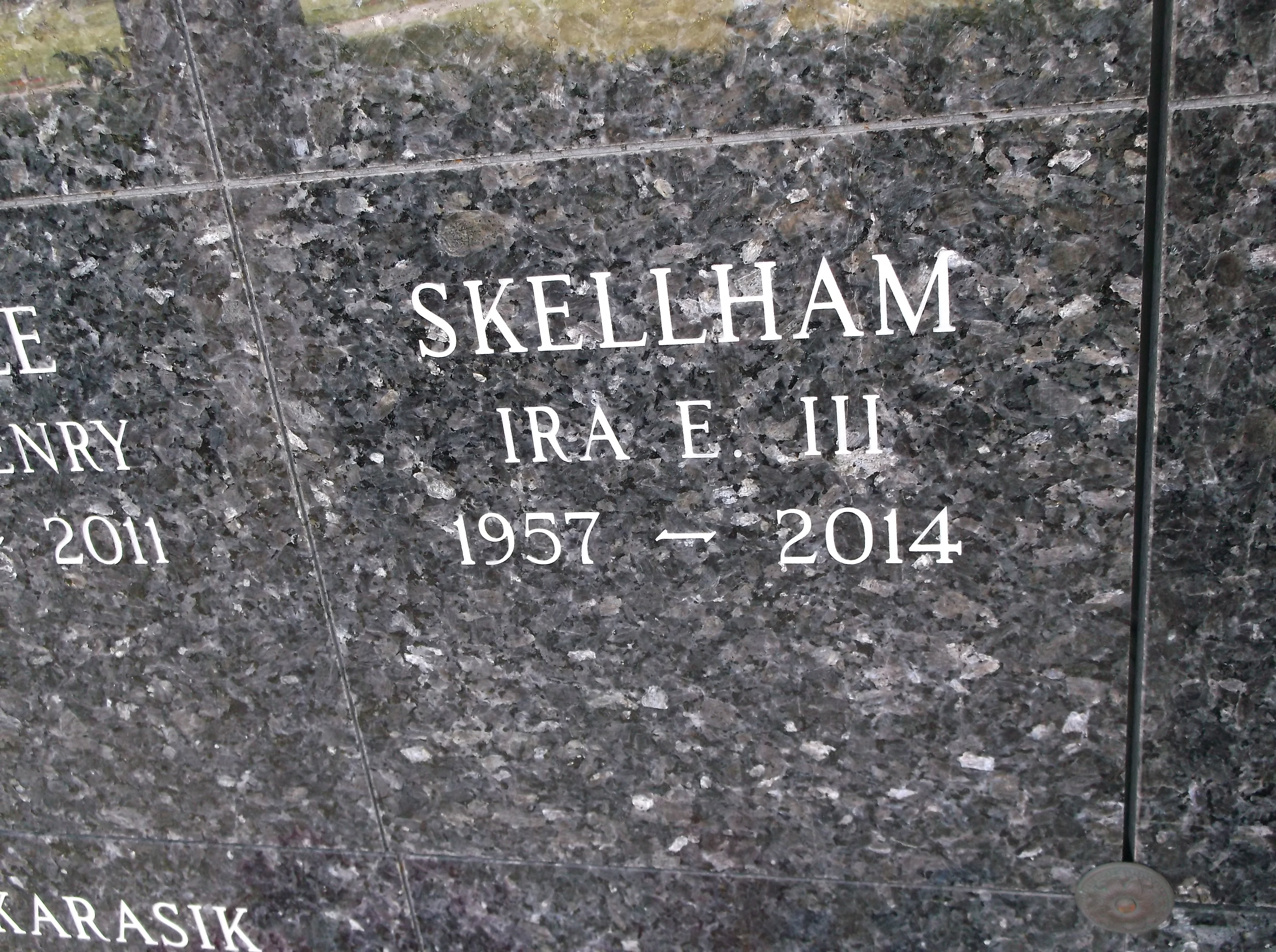 Ira E Skellham, III