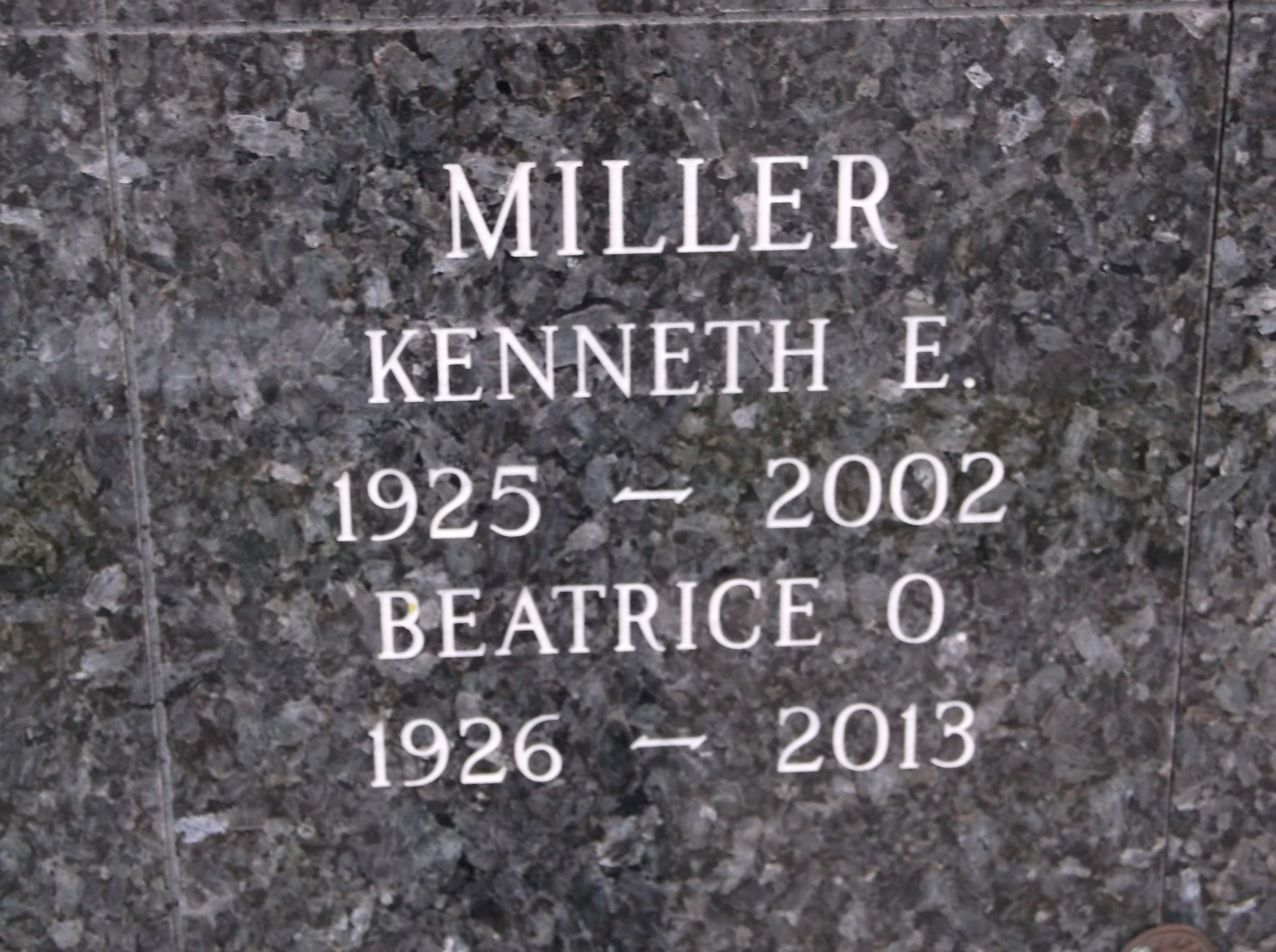 Kenneth E Miller
