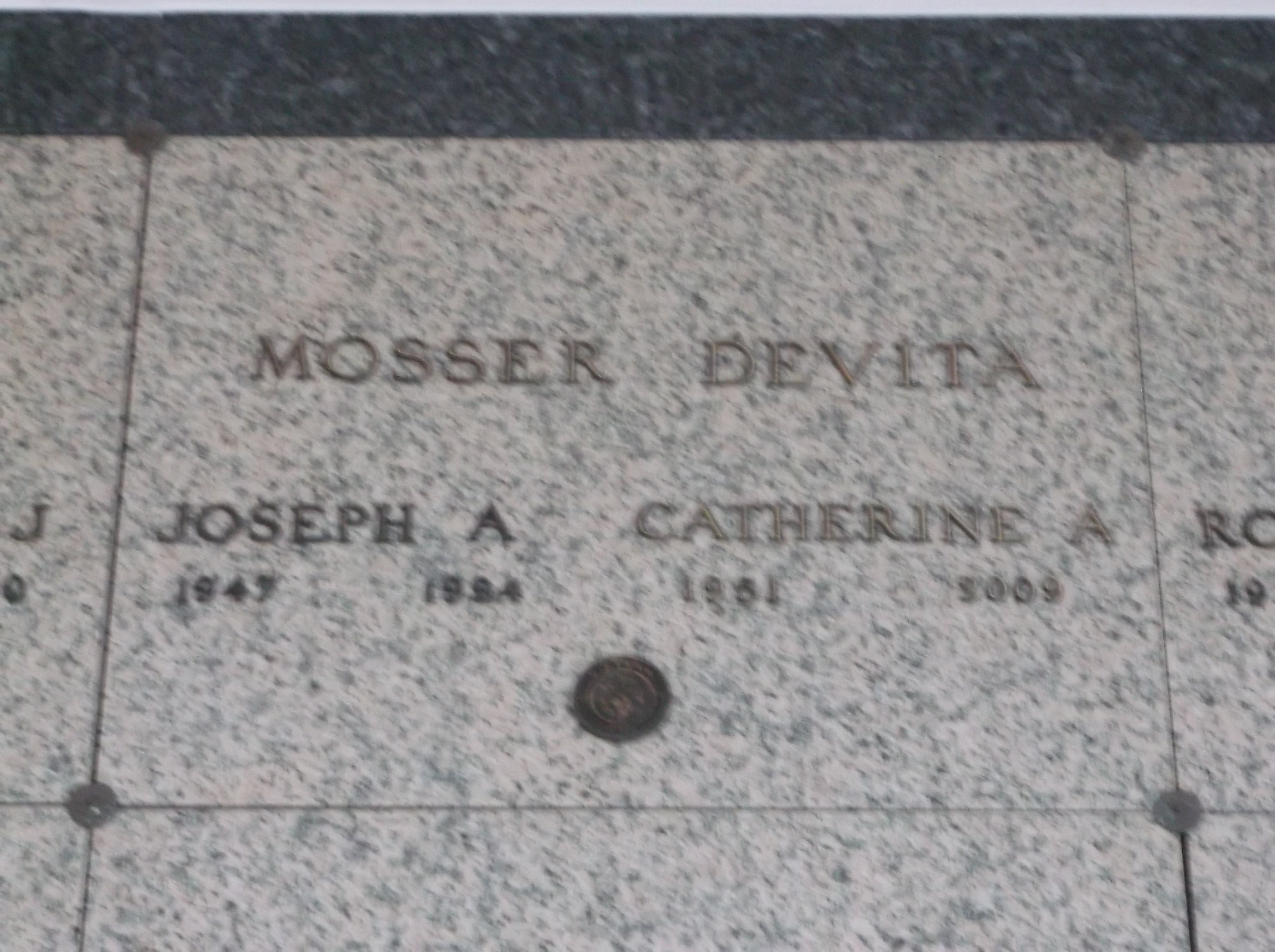 Joseph A Mosser