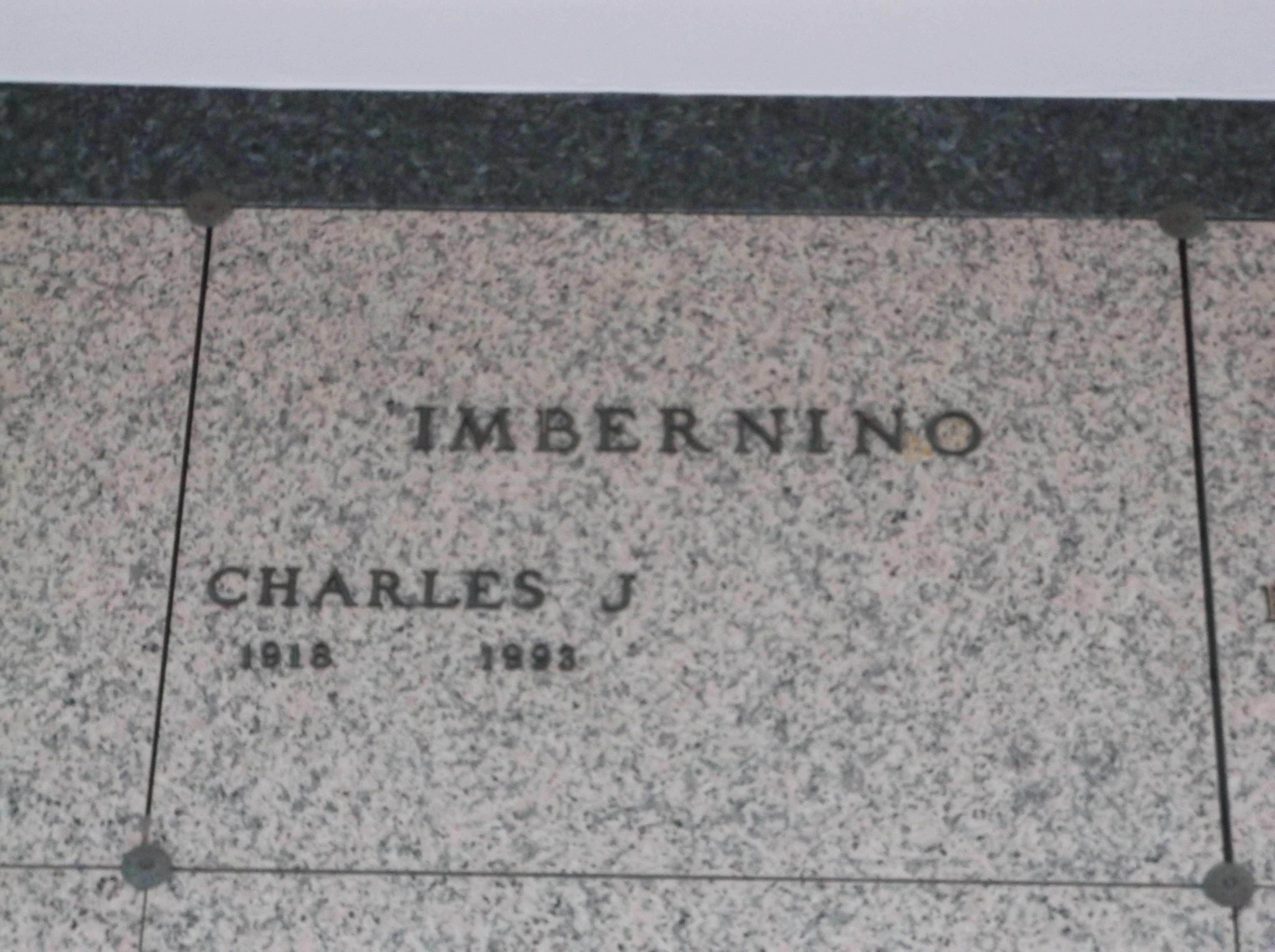 Charles J Imbernino