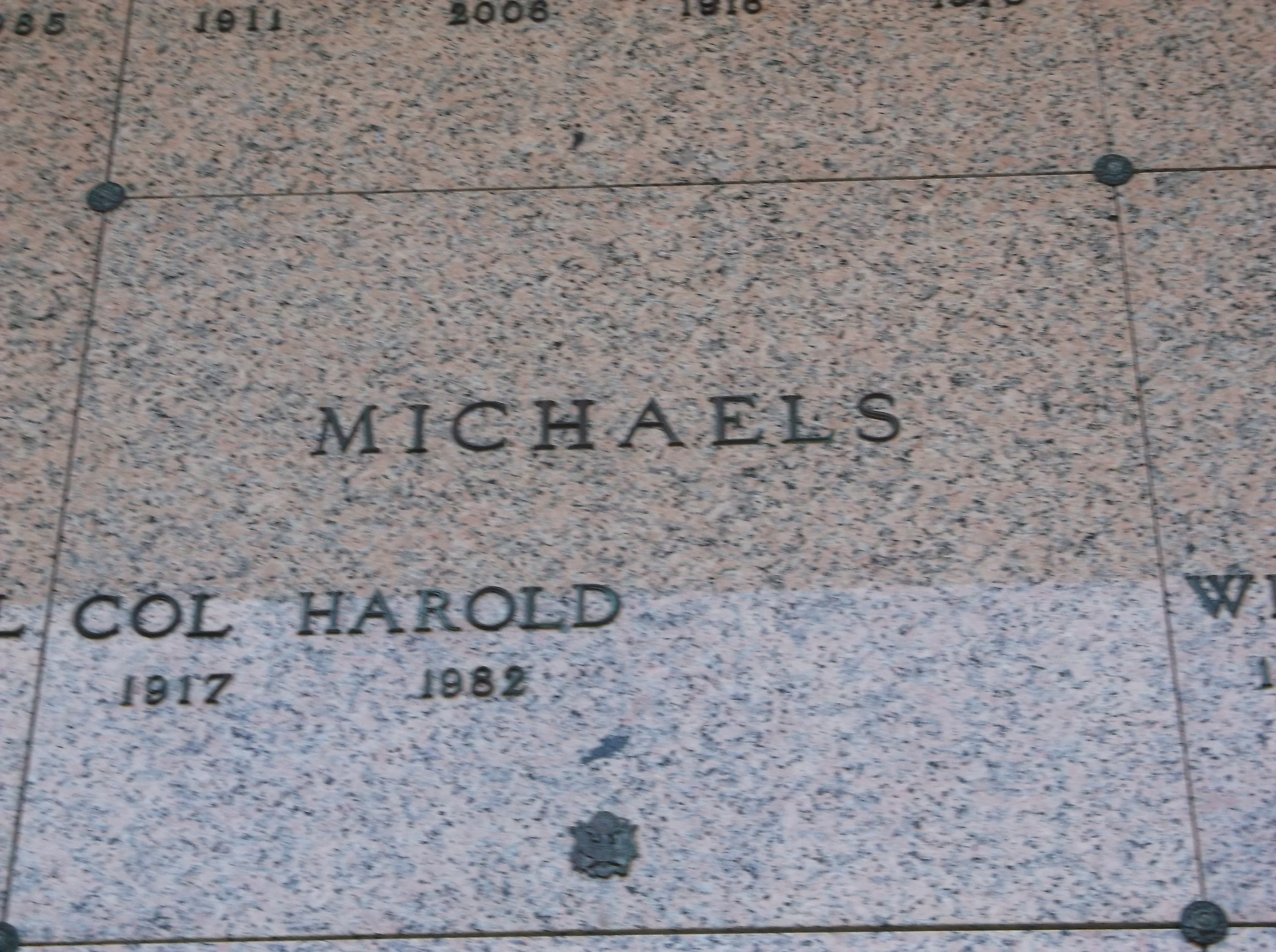 Col Harold Michaels