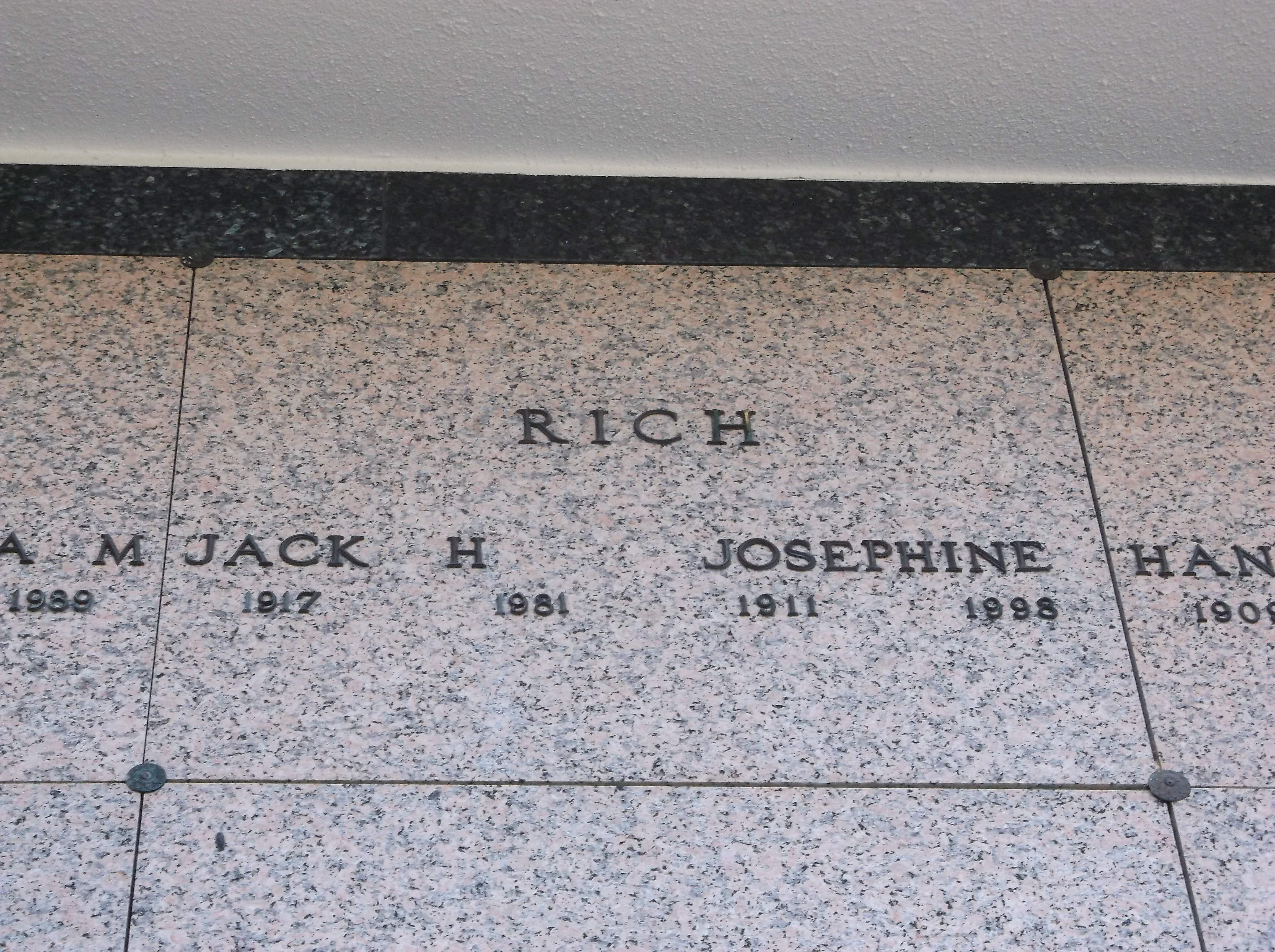 Jack H Rich