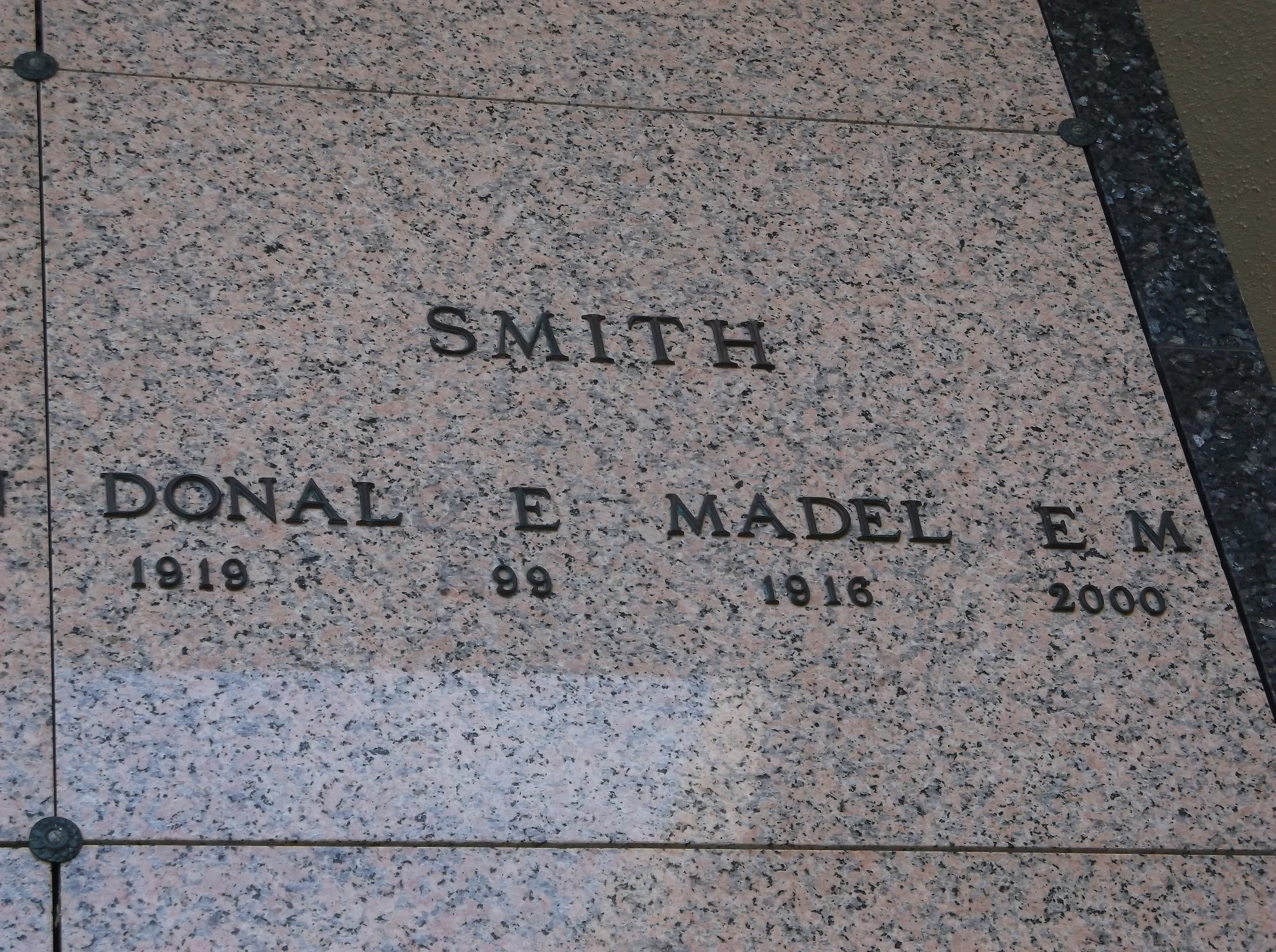 Madel E M Smith