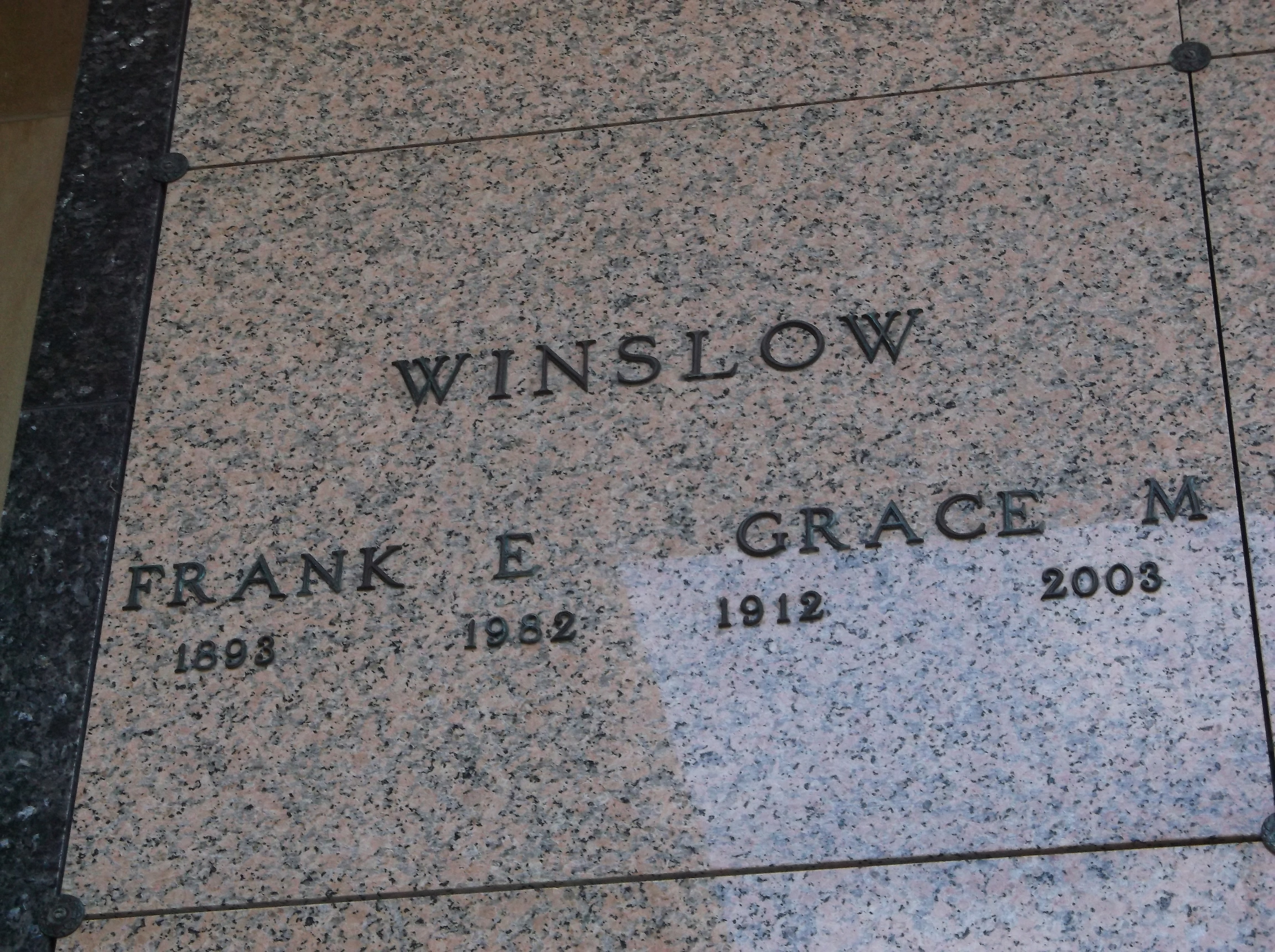 Frank E Winslow