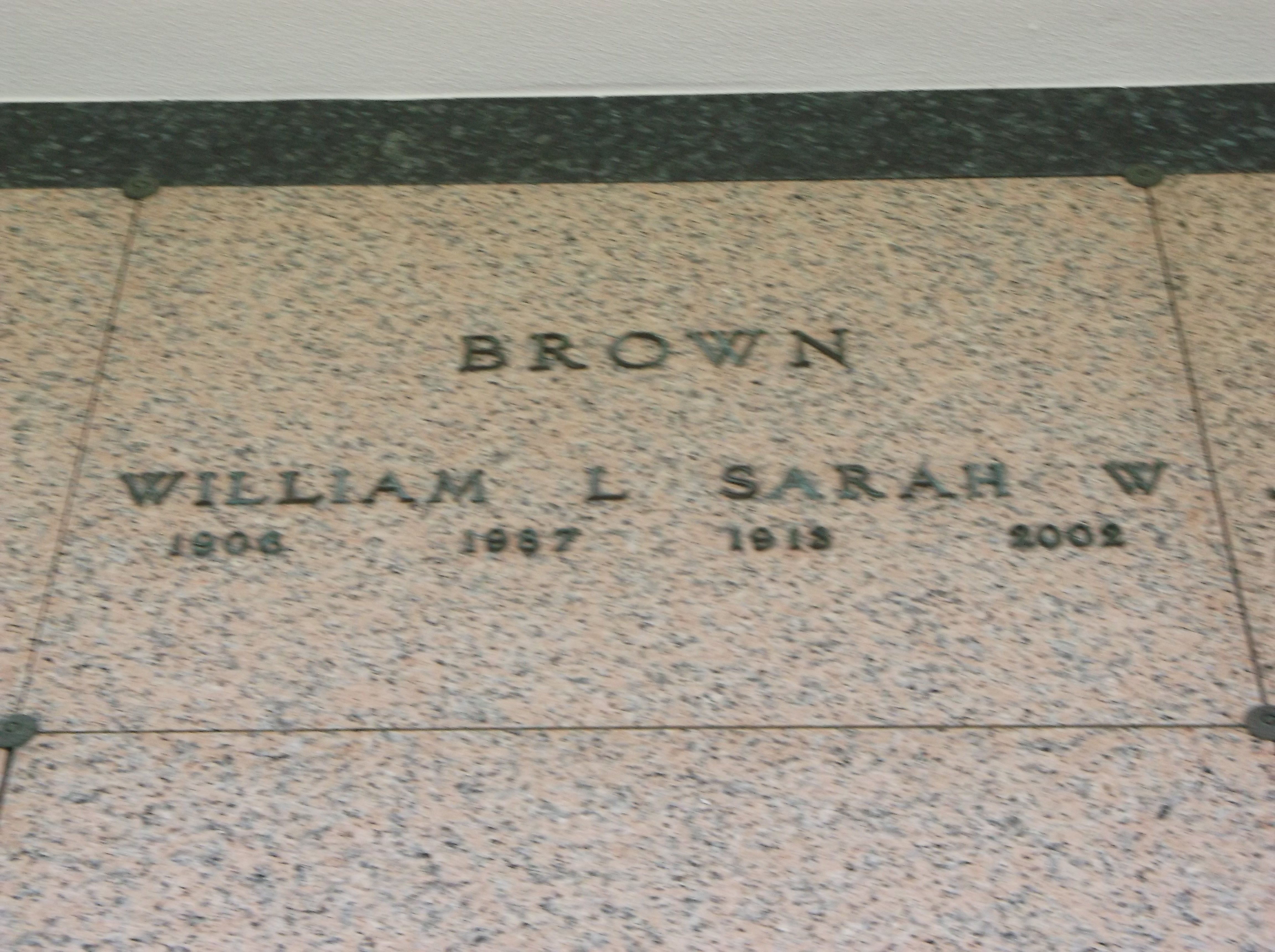 William L Brown