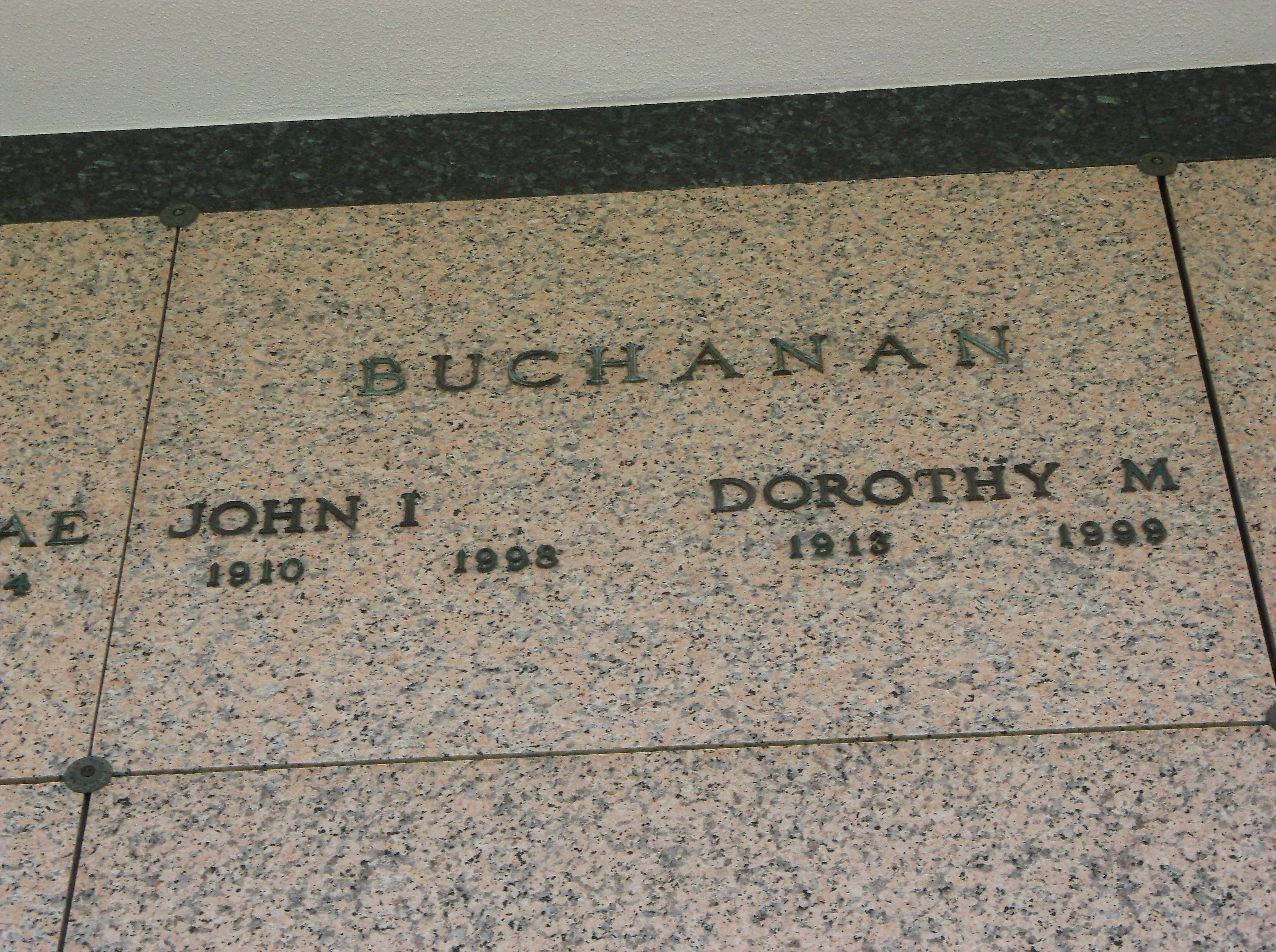 John I Buchanan
