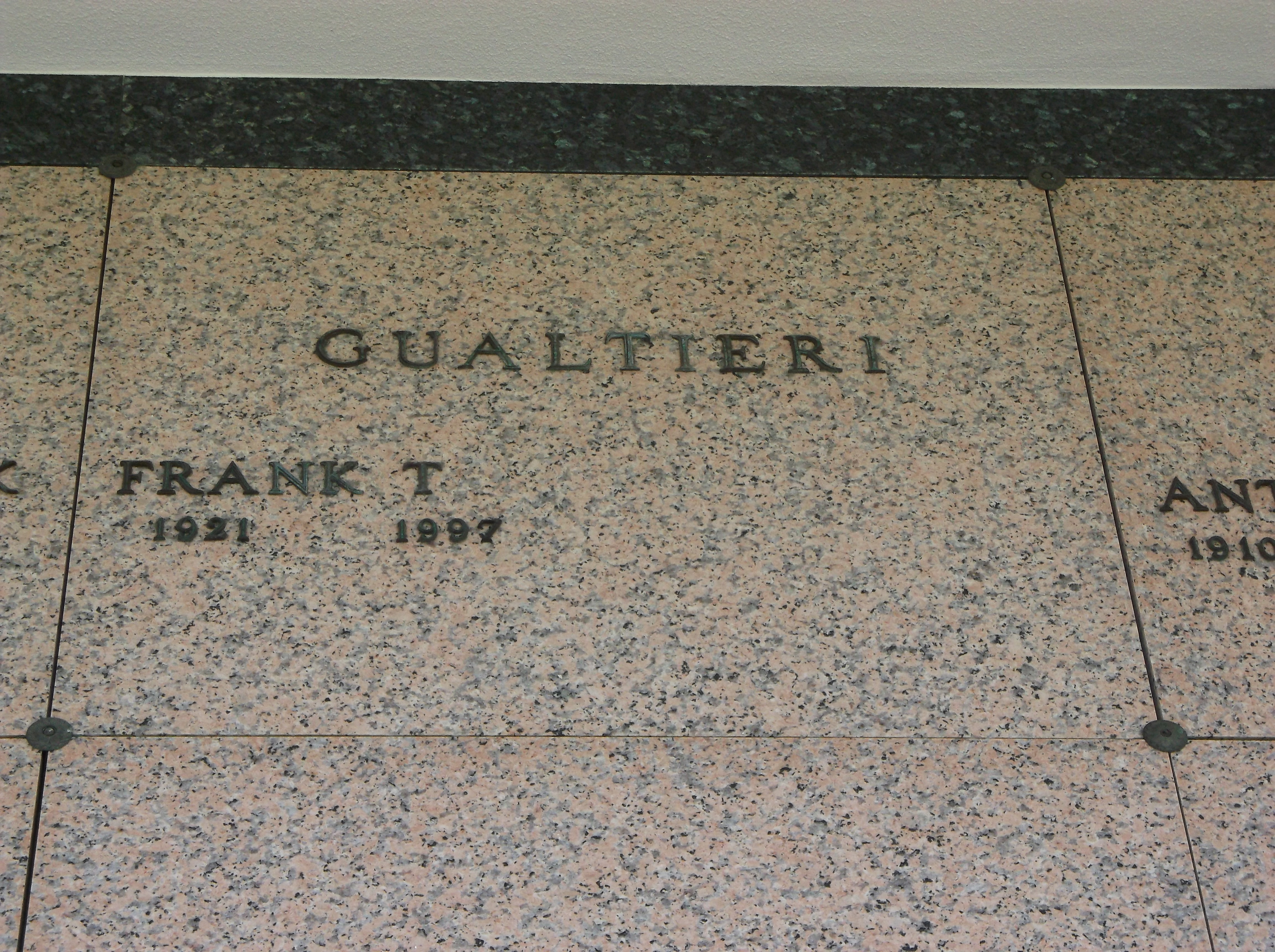 Frank T Gualtieri