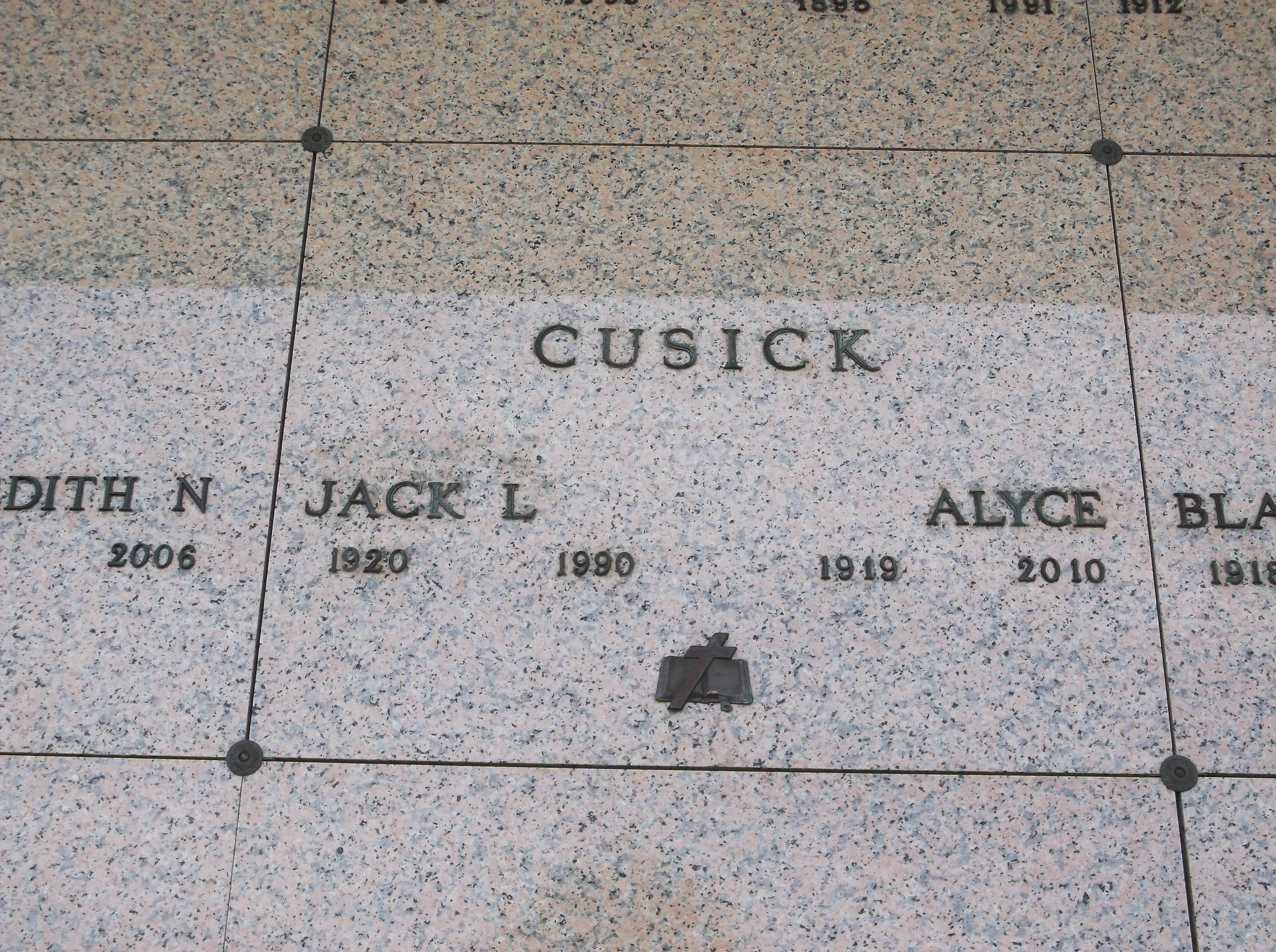 Jack L Cusick