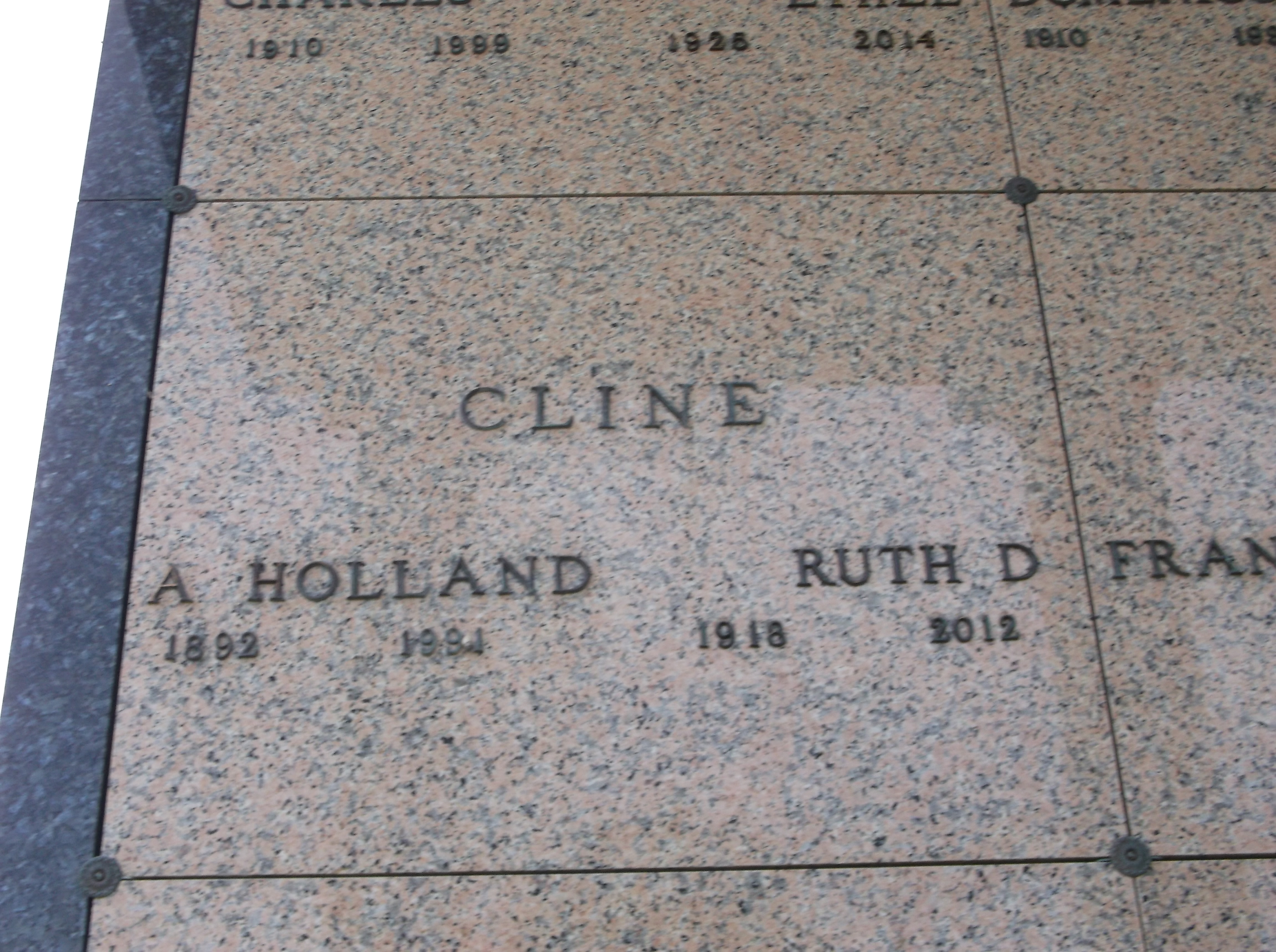 Ruth D Cline