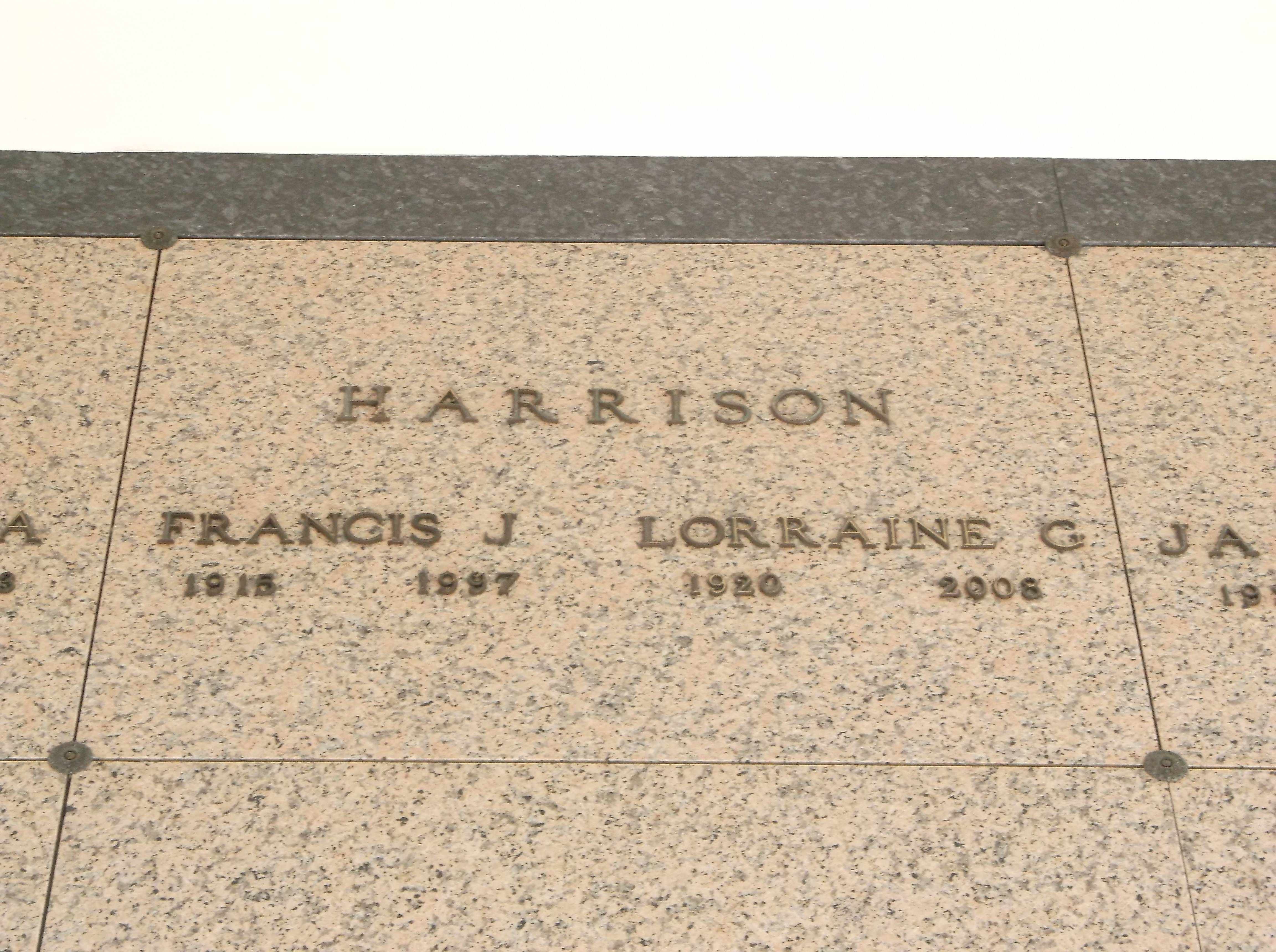 Francis J Harrison