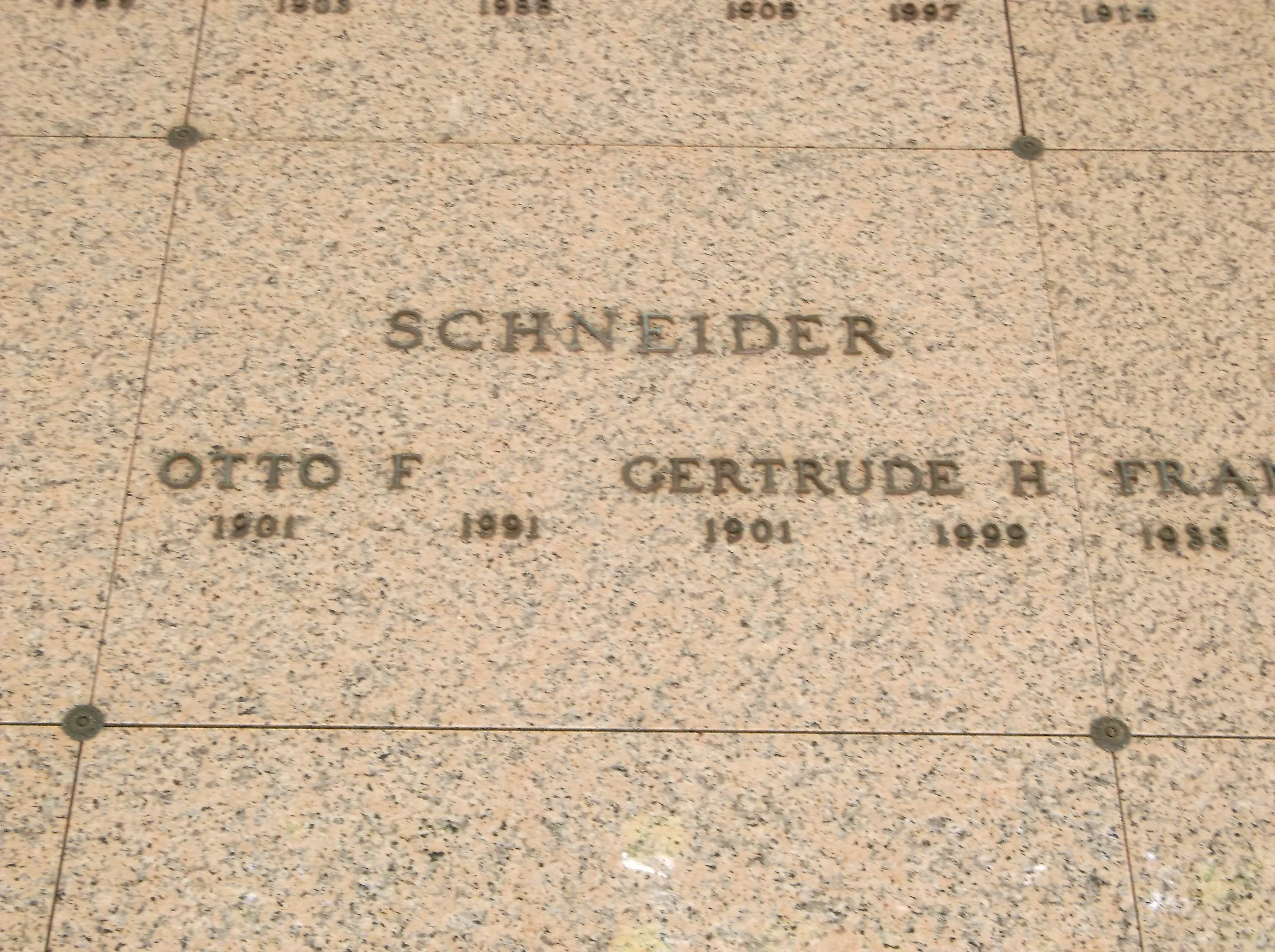 Otto F Schneider