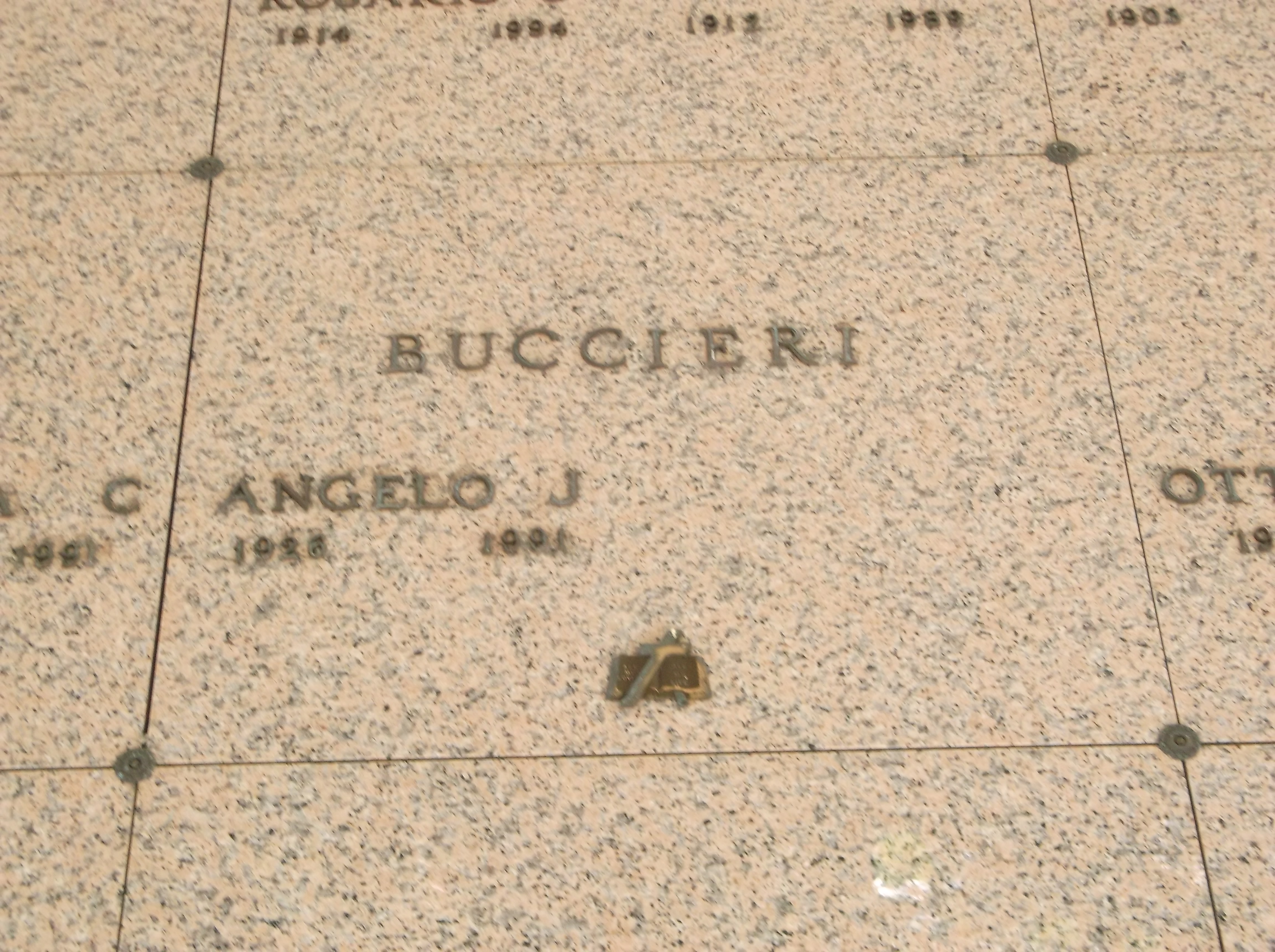 Angelo J Buccieri
