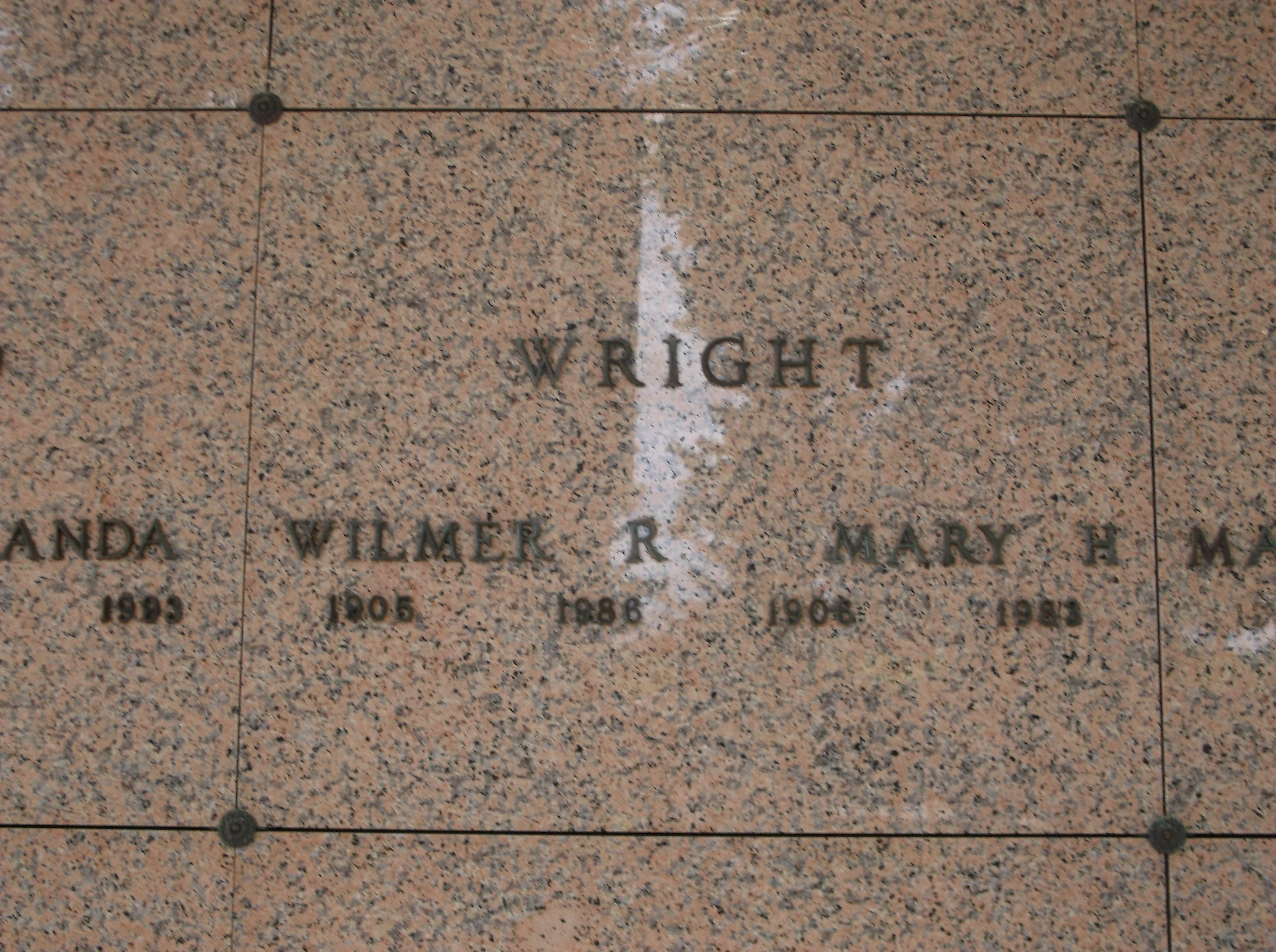 Mary H Wright