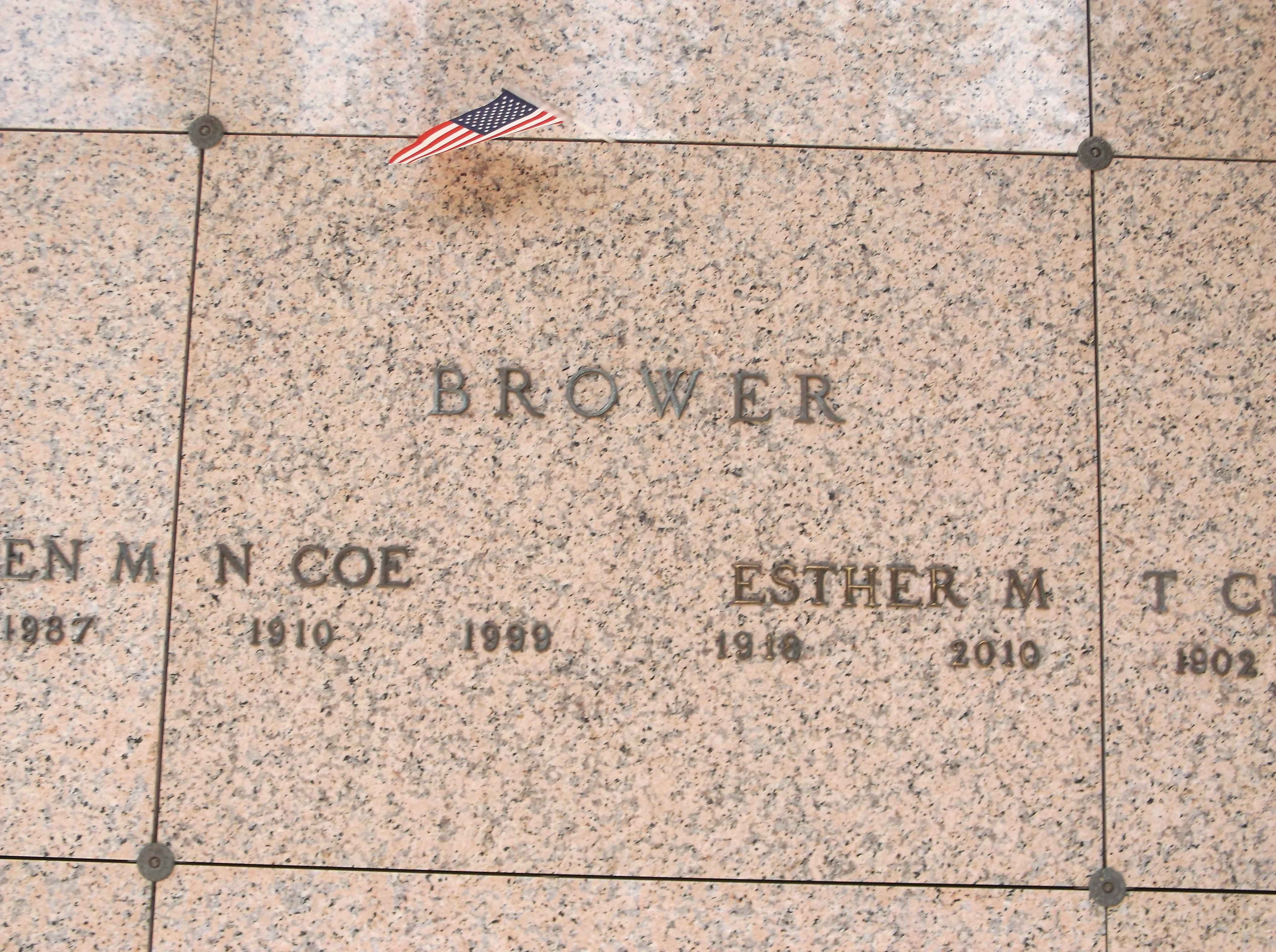 Esther M Brower