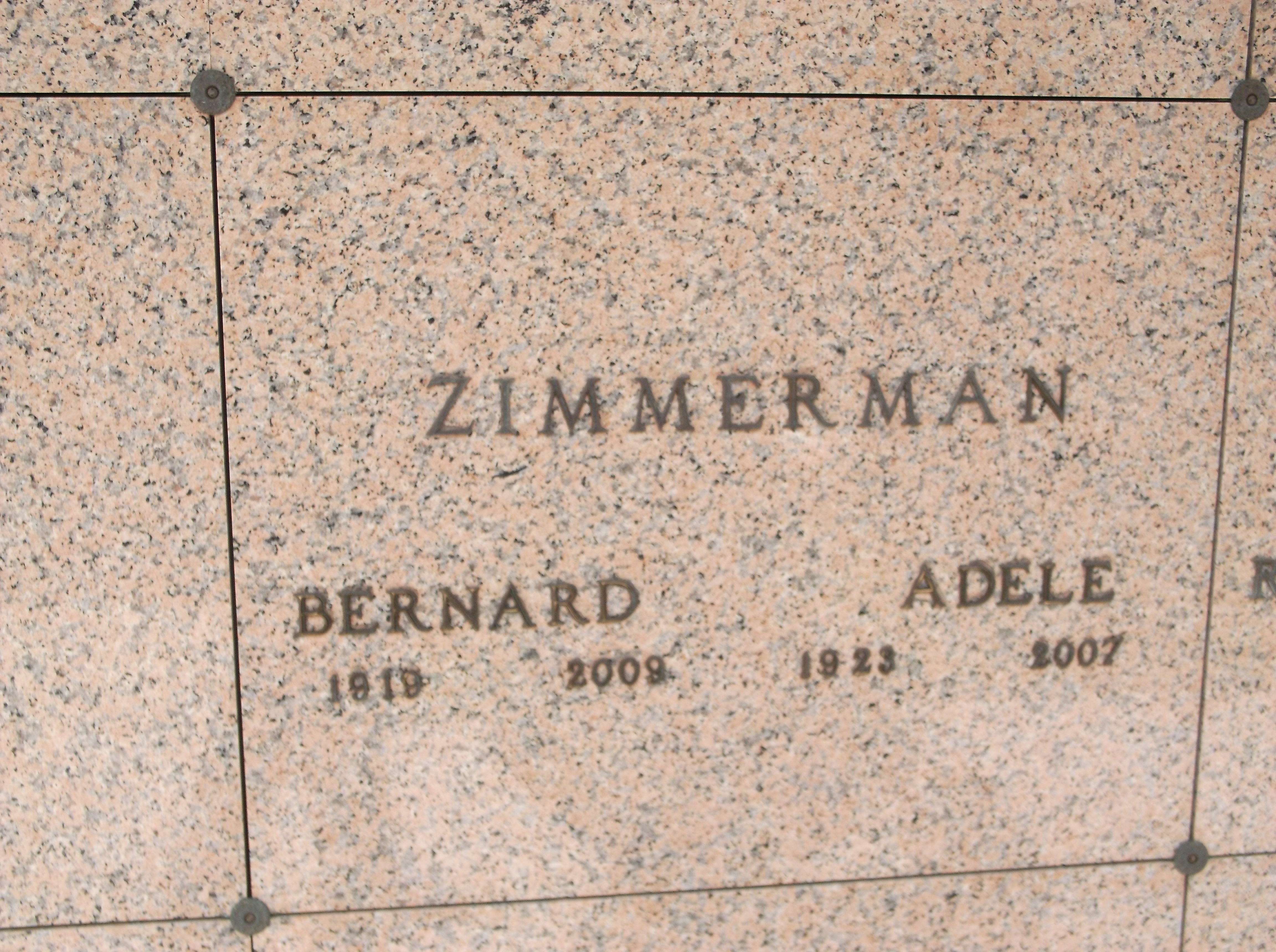 Bernard Zimmerman