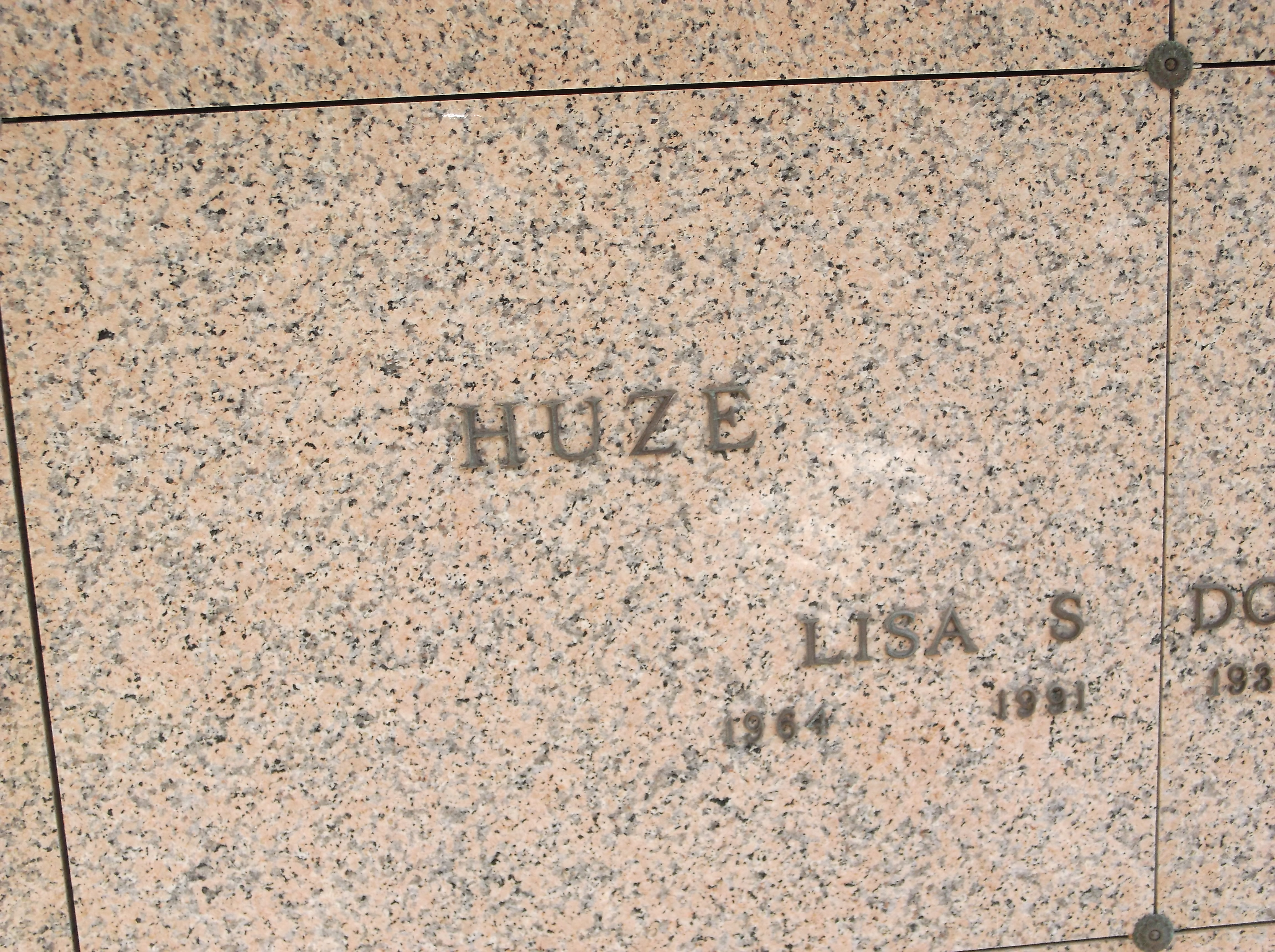 Lisa S Huze