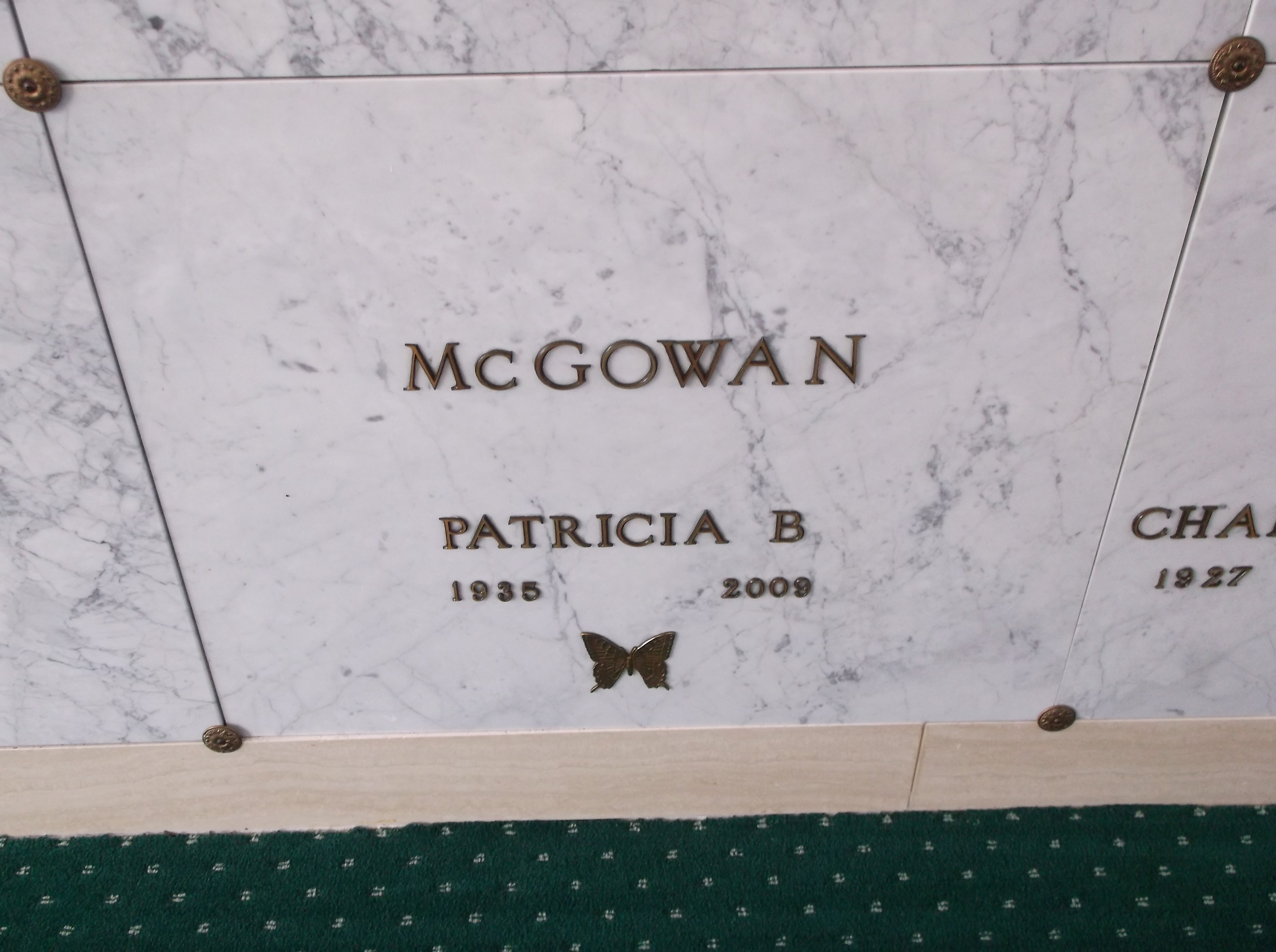 Patricia B McGowan