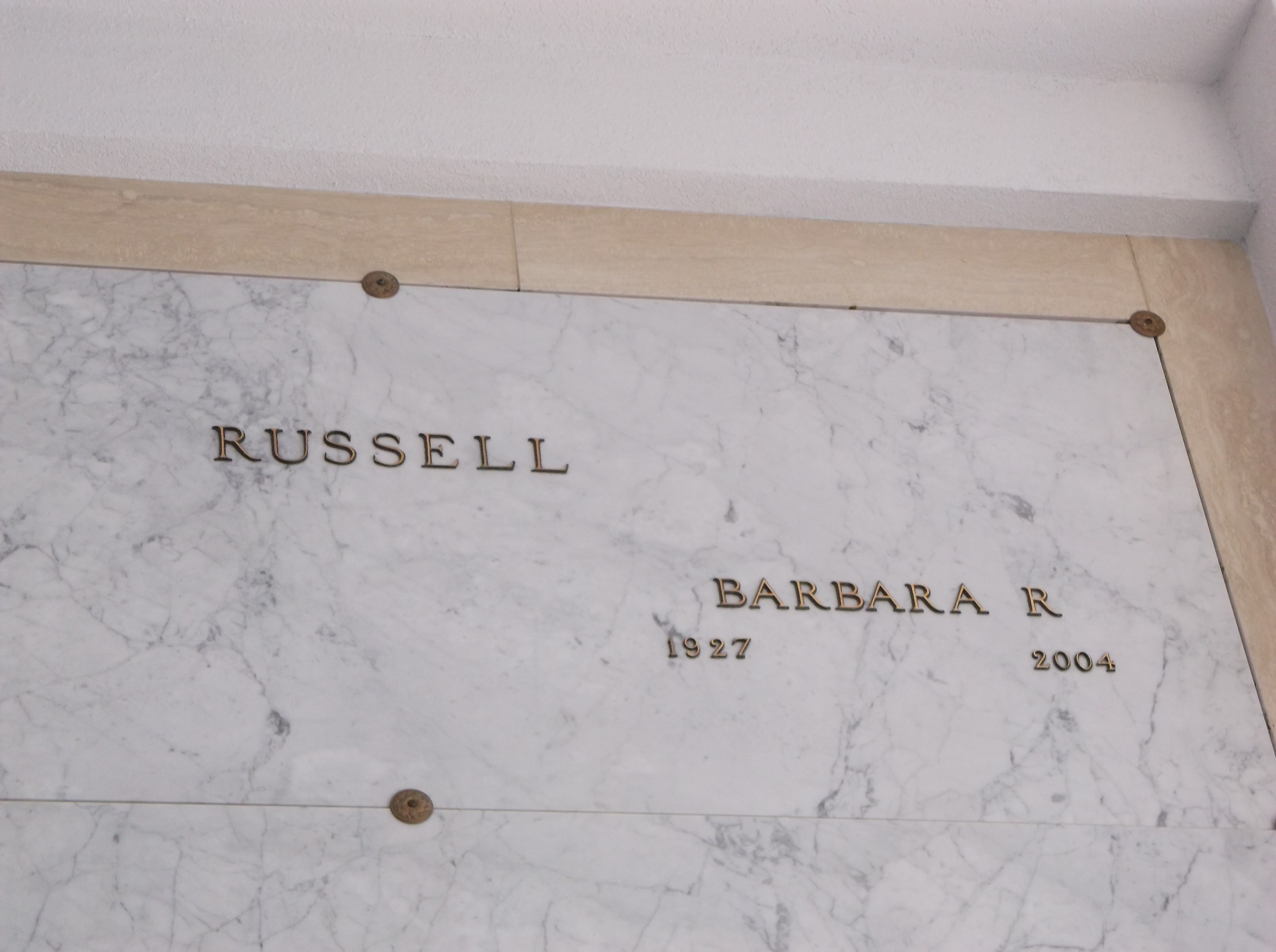 Barbara R Russell