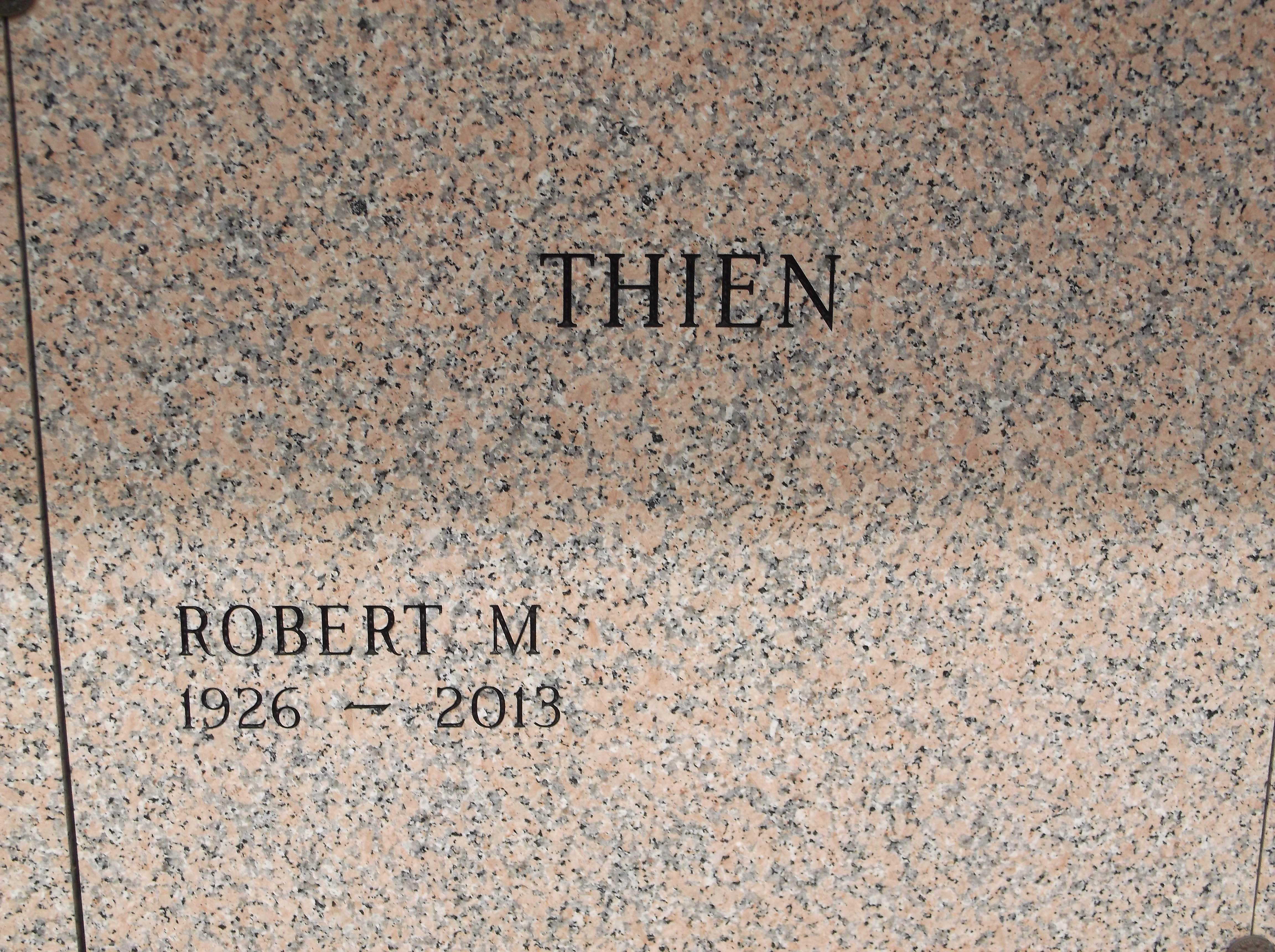 Robert M Thien